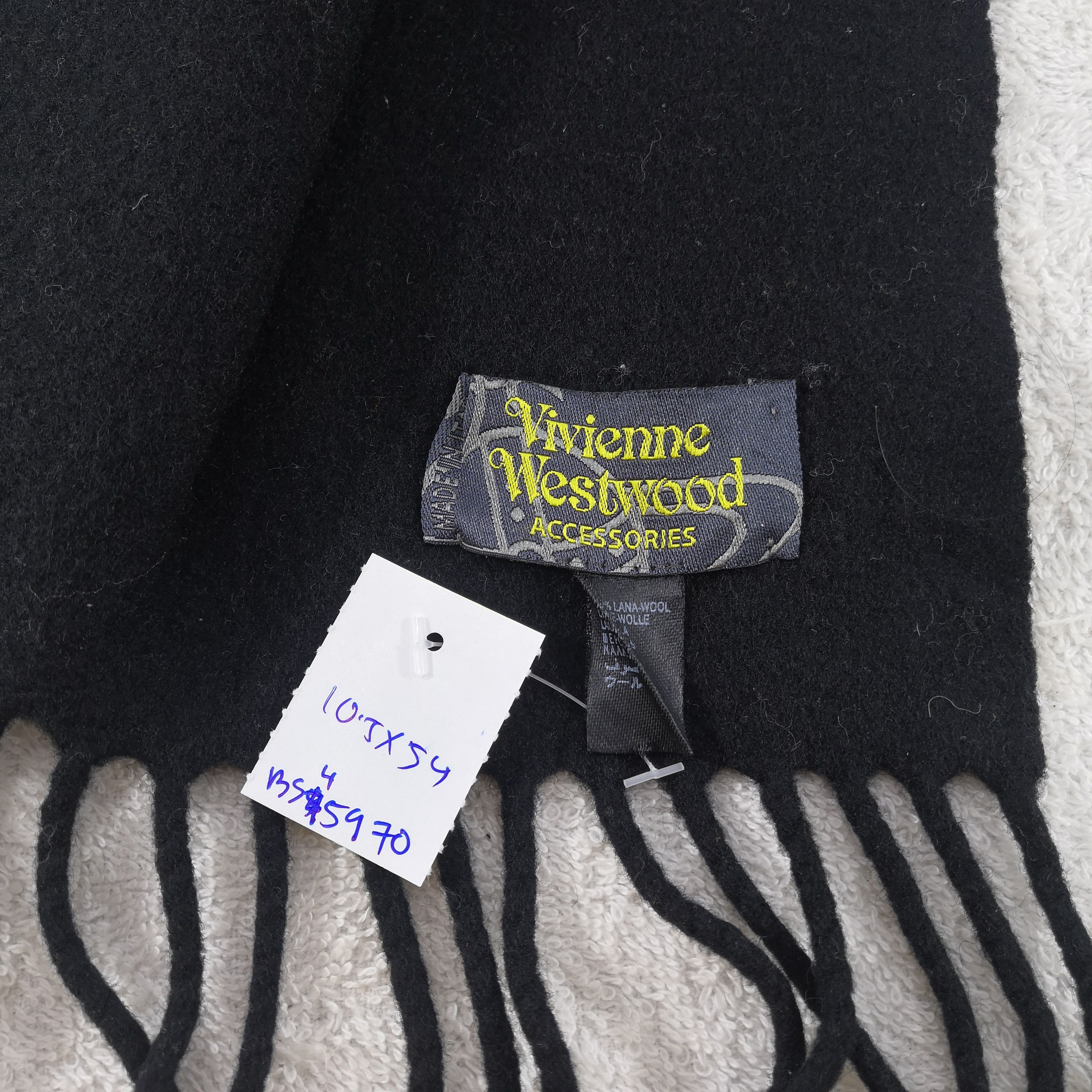 Vintage × Vivienne Westwood Vintage Vivienne Westwood Orbs Scarf Wool Scarves. Size ONE SIZE - 5 Thumbnail