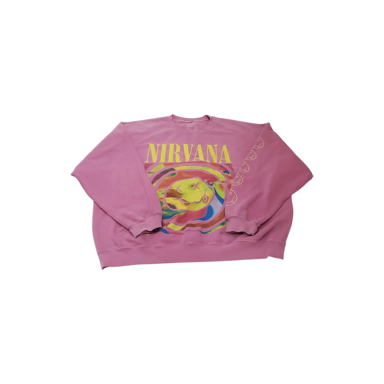 Band Tees Nirvana Smiley Face Tiedye Sweatshirt Size US M / EU 48-50 / 2 - 1 Thumbnail
