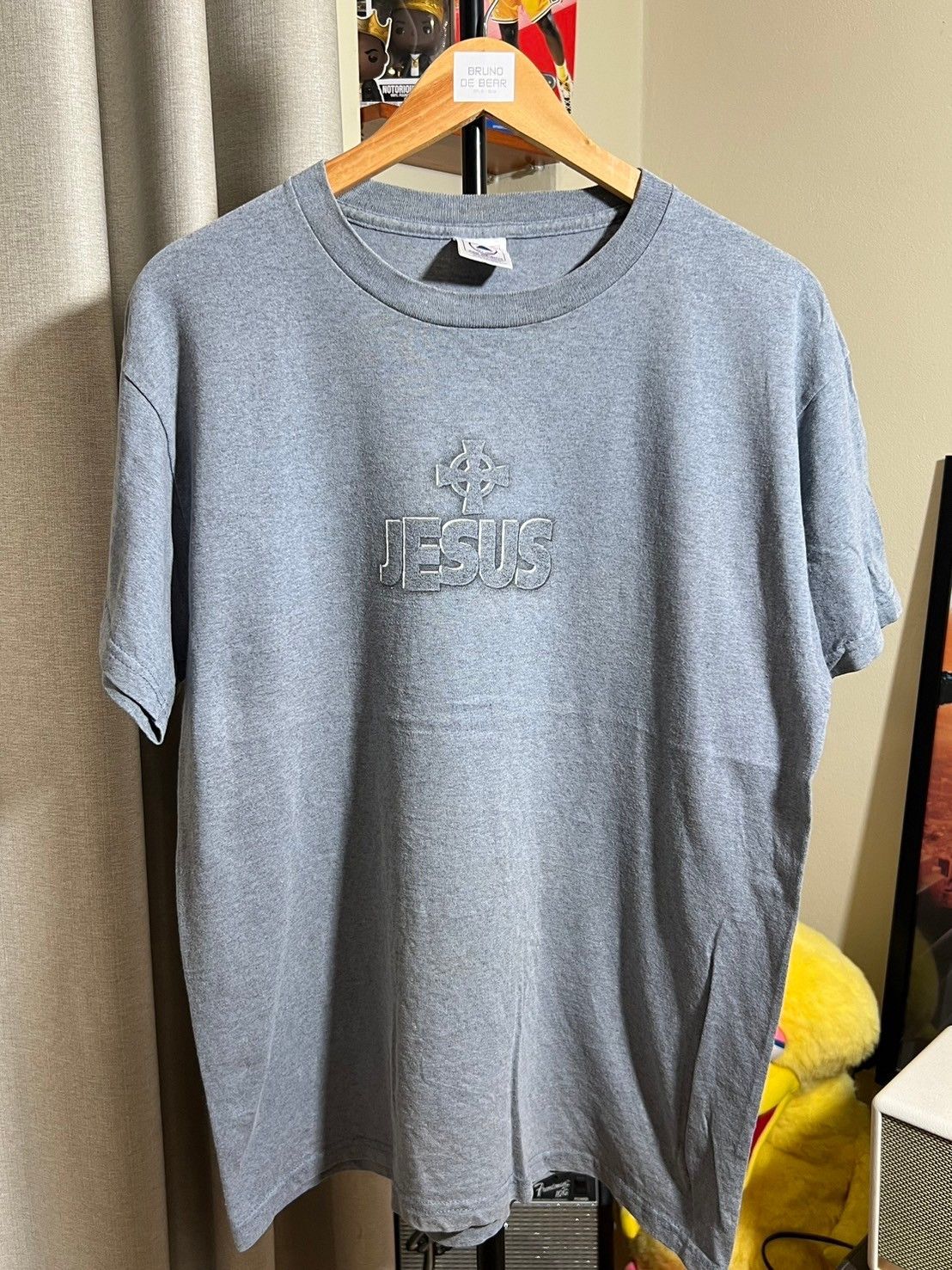 Vintage Vintage 00's JESUS Shirt Y2K BN Size US M / EU 48-50 / 2 - 4 Thumbnail