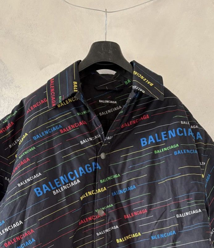 Balenciaga Balenciaga Short Sleeve Bottom Padded Shirt Size US S / EU 44-46 / 1 - 3 Thumbnail