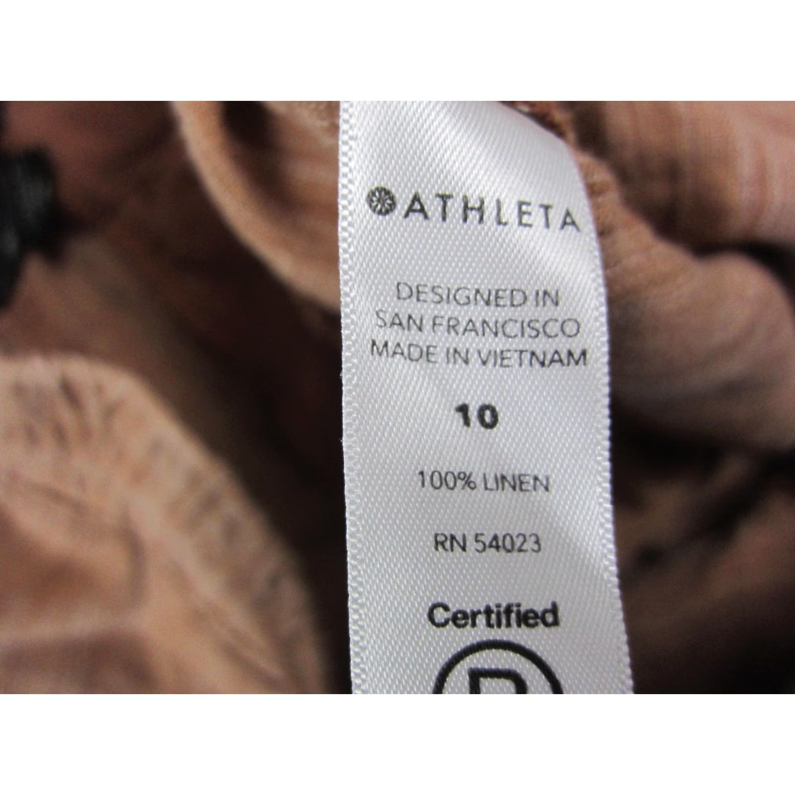 Athleta Athleta Shorts Women 10 Brown Cabo Linen Textured 4" Coastal Beach Summer Travel Chino Casual 90s Mens Womens Boys Girls Size 32" / US 10 / IT 46 - 5 Thumbnail
