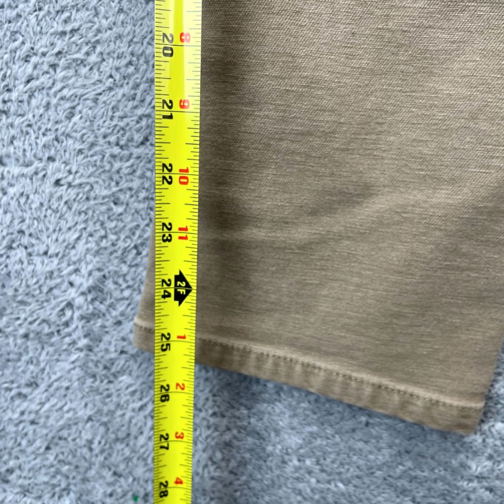 Vintage JACHS Pants Mens 38x29 Beige Chino Straight Leg Cotton Stretch Elastic Waist 5-Pocket Design Flat Front Size US 38 / EU 54 - 7 Thumbnail