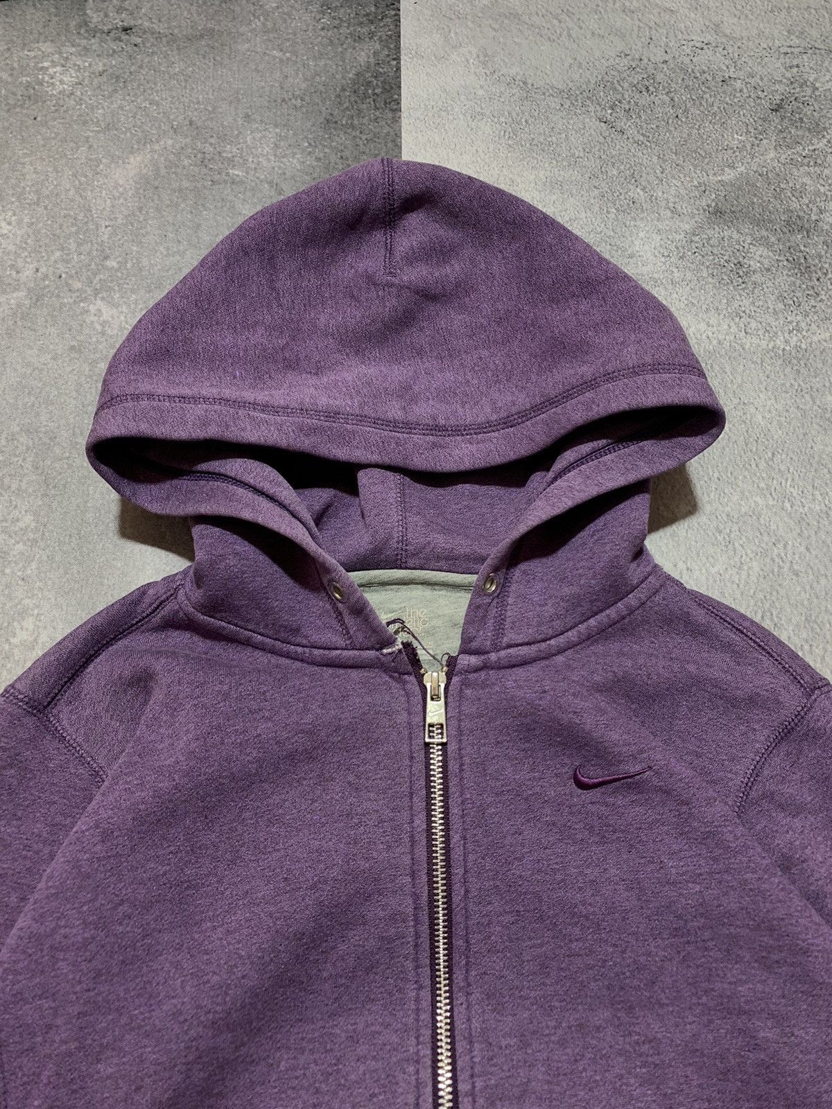 Nike × Vintage Vintage Y2K Nike small swoosh zip hoodie streetwear size S Size S / US 4 / IT 40 - 2 Thumbnail