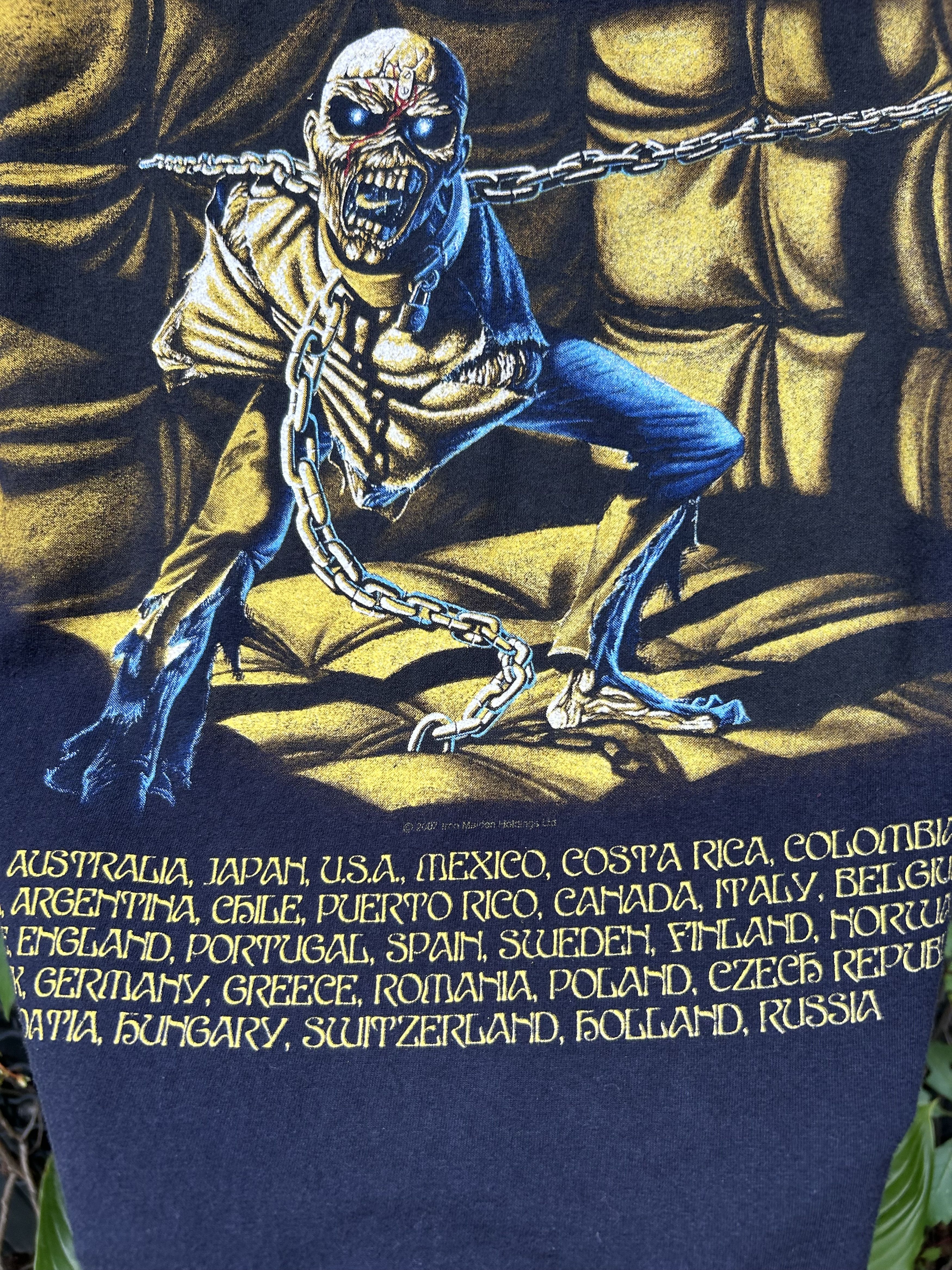 Band Tees Vintage 2005 Iron Maiden Rock Band Tour T-shirt Size US S / EU 44-46 / 1 - 11 Thumbnail