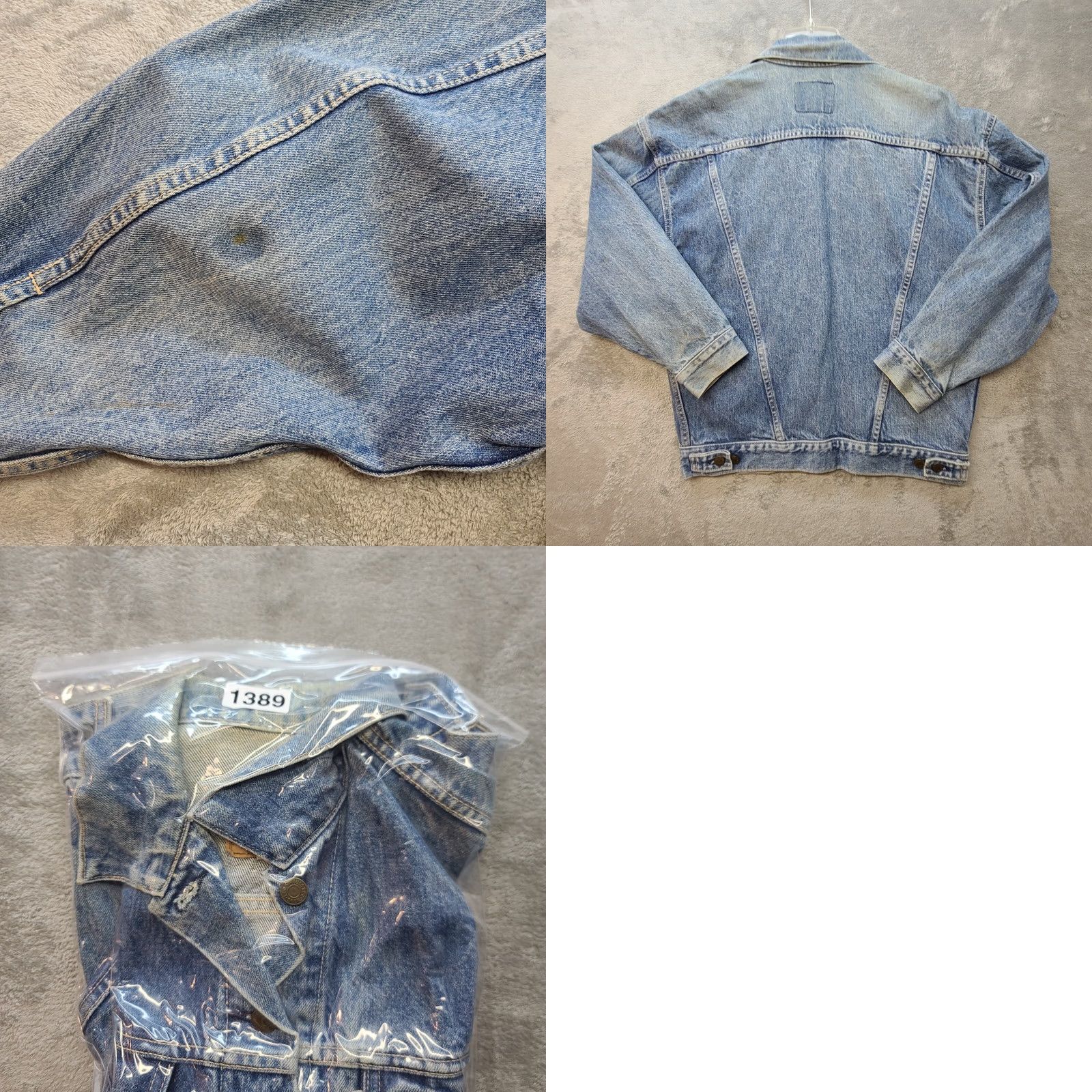 Levi's VINTAGE Levi's Trucker Jacket Womens M Levi's Regular Denim Blue 80s Lll Jacket Womens Size 32" / US 10 / IT 46 - 10 Thumbnail