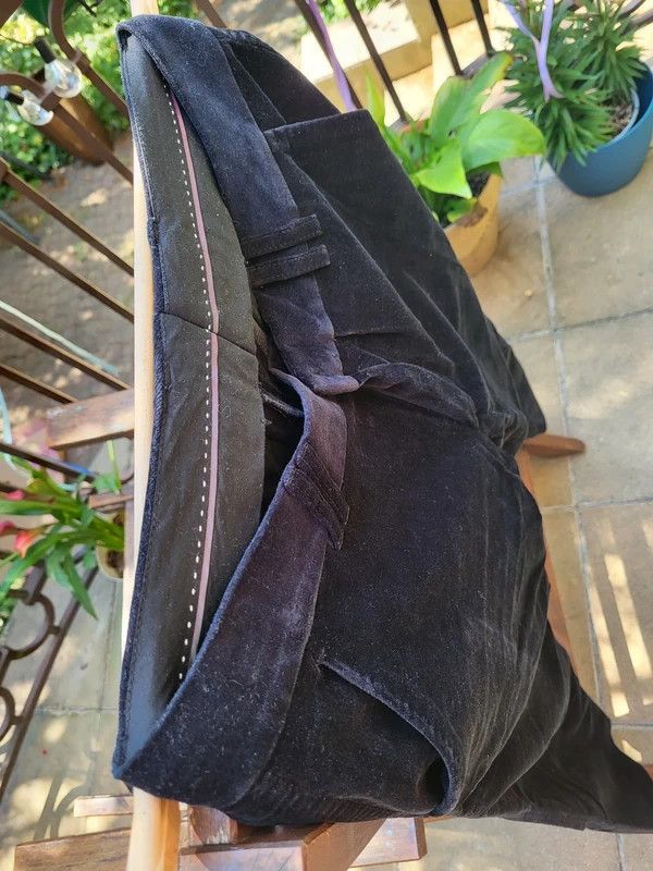 Mexx Black Velvet Mexx pants 46/31 Size US 31 - 2 Thumbnail