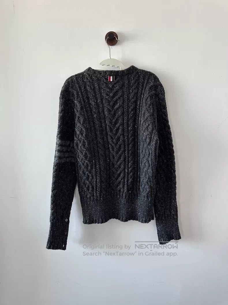Thom Browne Thom Browne Black gray sweater Size US XL / EU 56 / 4 - 2 Thumbnail