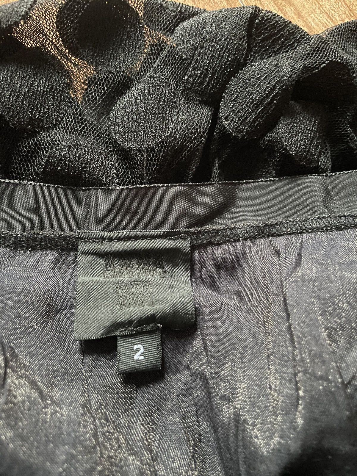 Anna Sui × Japanese Brand × Vintage Anna Sui Mesh Mini Skirt Size 26" / US 2 / IT 38 - 4 Thumbnail