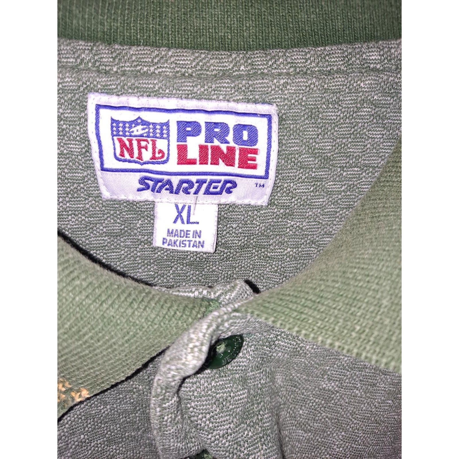 Starter Vintage VTG NFL Starter Pro Line Green Bay Packers Short Sle Size US XL / EU 56 / 4 - 3 Thumbnail