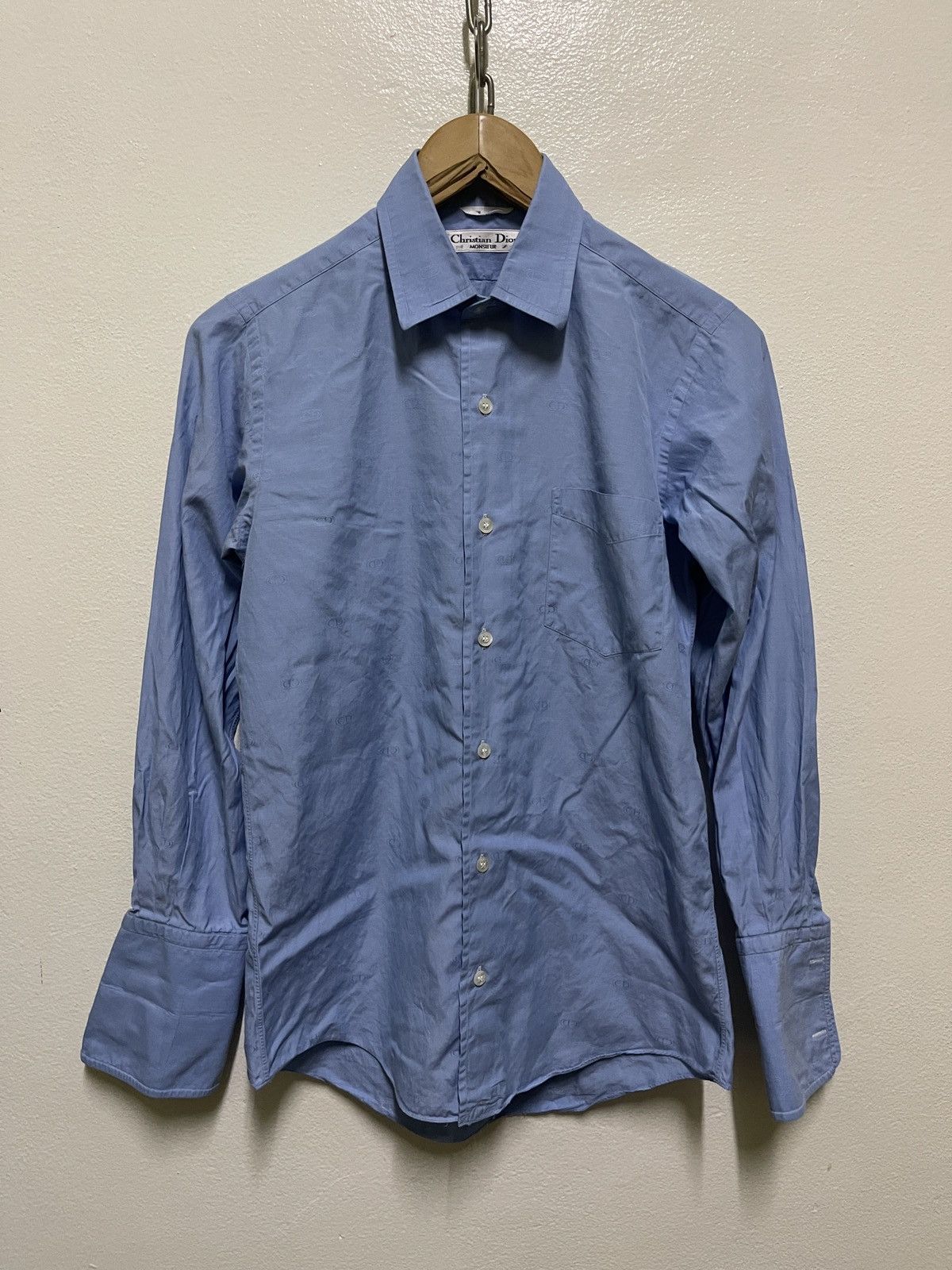 Christian Dior Monsieur × Vintage Christian Dior Full Print CD Shirt Long Sleeve Size US S / EU 44-46 / 1 - 1 Thumbnail