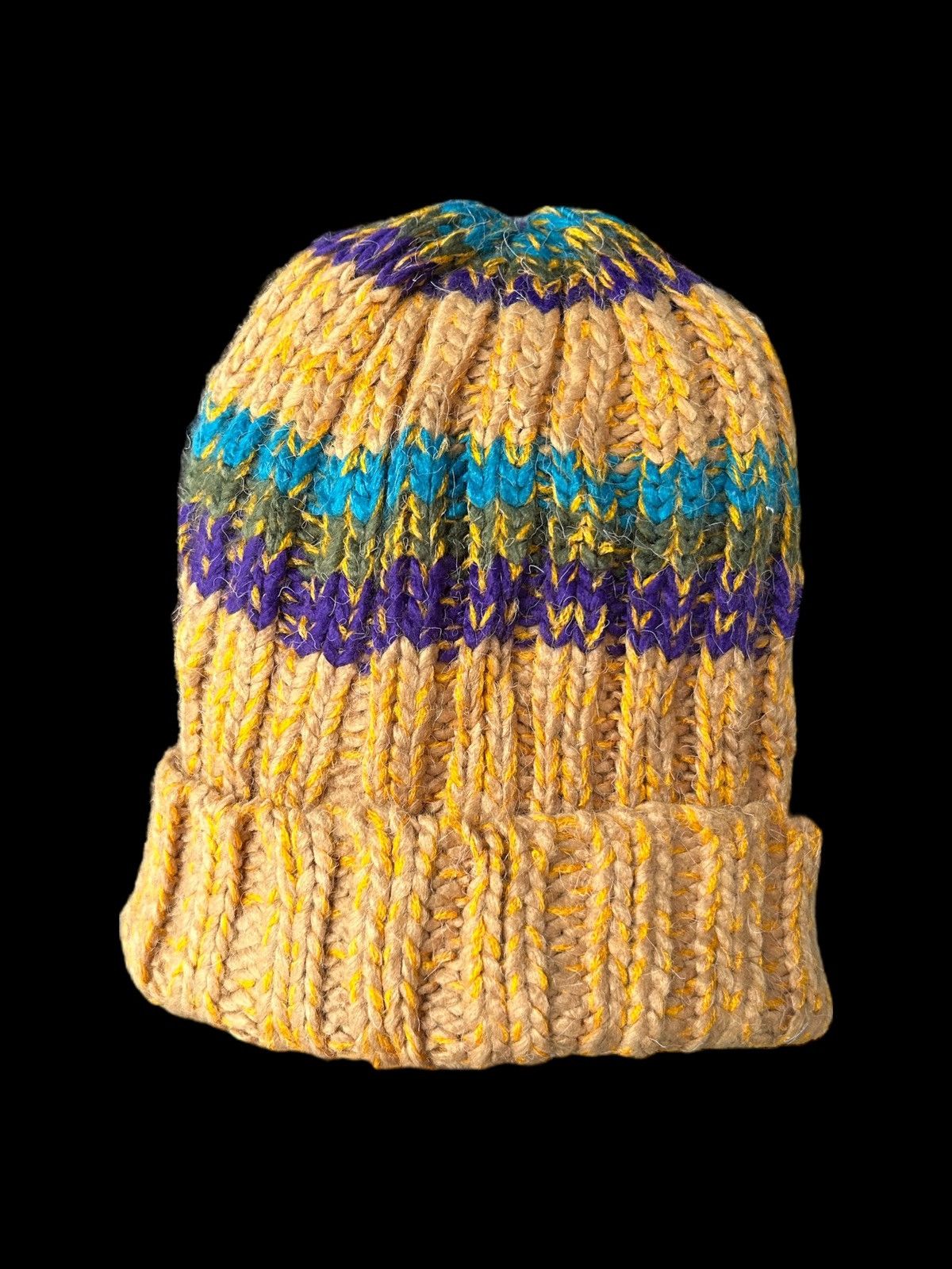 Japanese Brand × Kapital × Vintage Amina Crochet Knitted Beanie Hats Rare☠️☠️ Size ONE SIZE - 1 Thumbnail