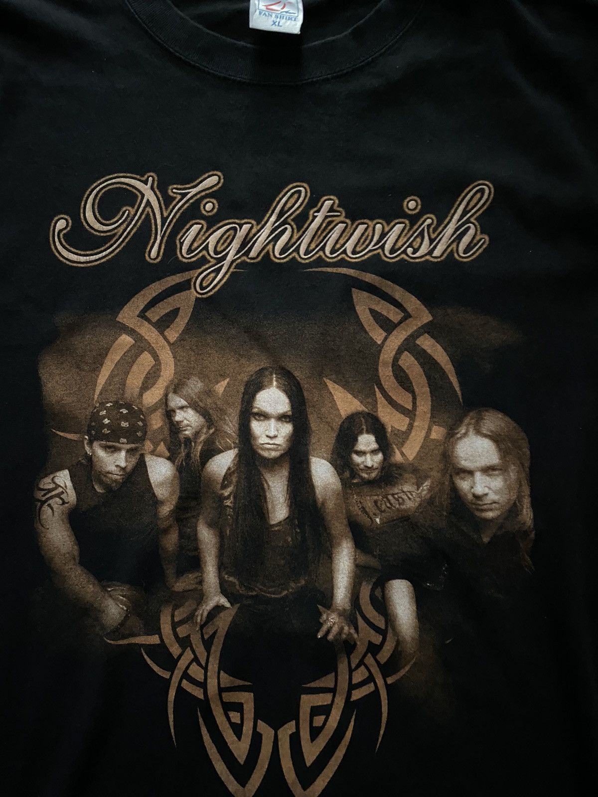 Band Tees Nighwish an angel my side vintage 2005 00 90s tee Size US XL / EU 56 / 4 - 2 Thumbnail