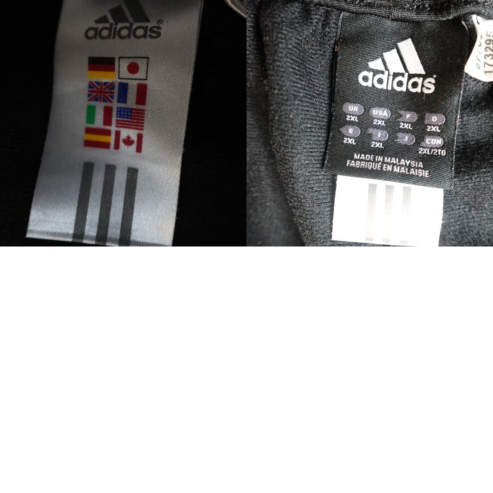 Adidas VINTAGE Adidas Pants 2XL Black Washington Wizards Wide Leg 2006 Embroidered Track Pants Mens Size US 39 - 9 Thumbnail