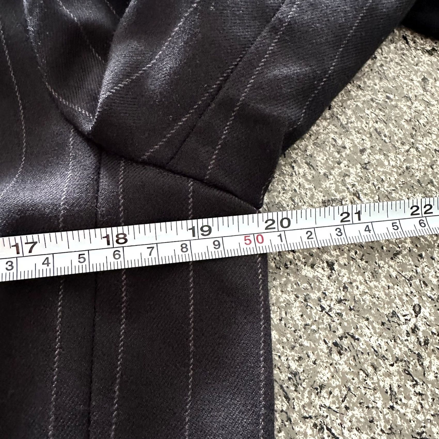 Vintage New York & Company Blazer Women’s 12 Black Button Stretch Short Sleeve? Size XL / US 12-14 / IT 48-50 - 5 Thumbnail