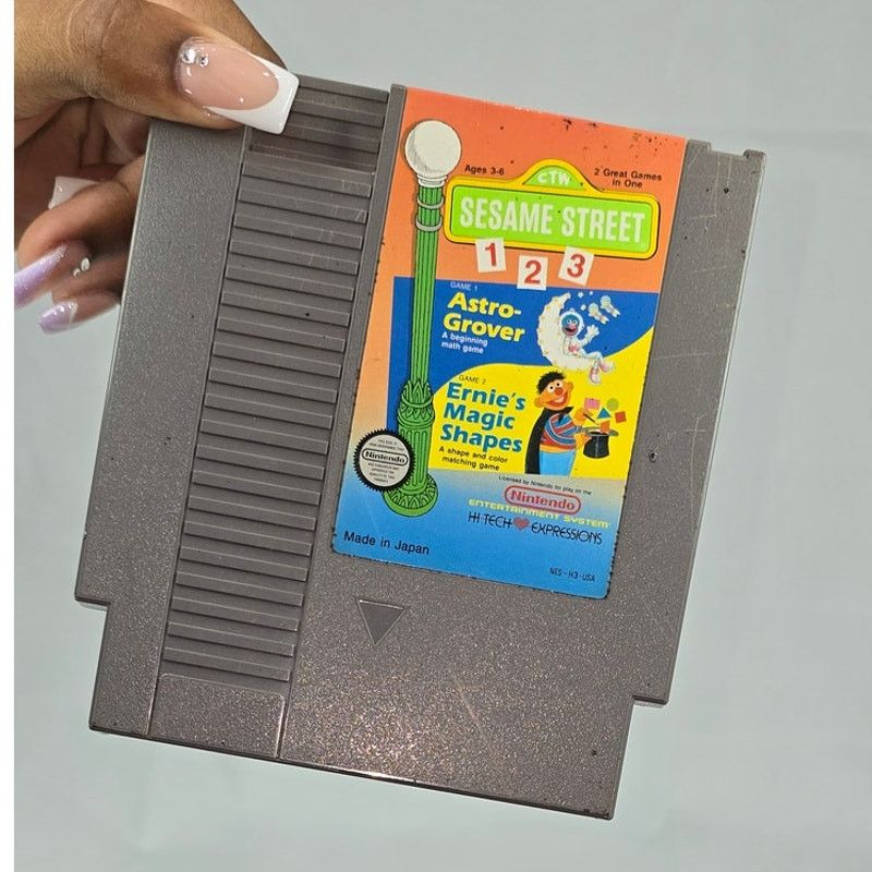Nintendo Vintage Nintendo SesameStreet123Game/AstroGrover/ErnieShapes Size ONE SIZE - 2 Thumbnail