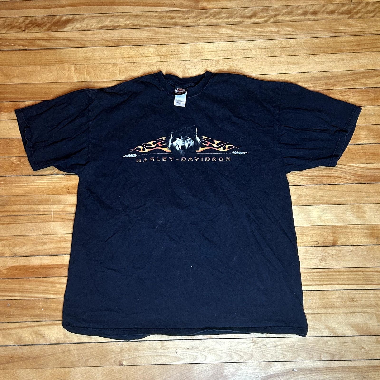 Harley Davidson Y2K Harley Davidson Flame Wolf XXL Size US XXL / EU 58 / 5 - 1 Thumbnail