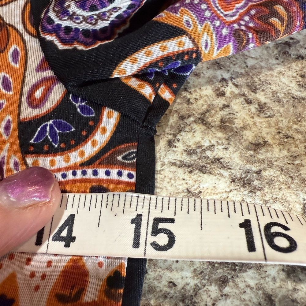 I.N.C INC International Concepts Black and Multicolor Mini Dress Size XS / US 0-2 / IT 36-38 - 5 Thumbnail