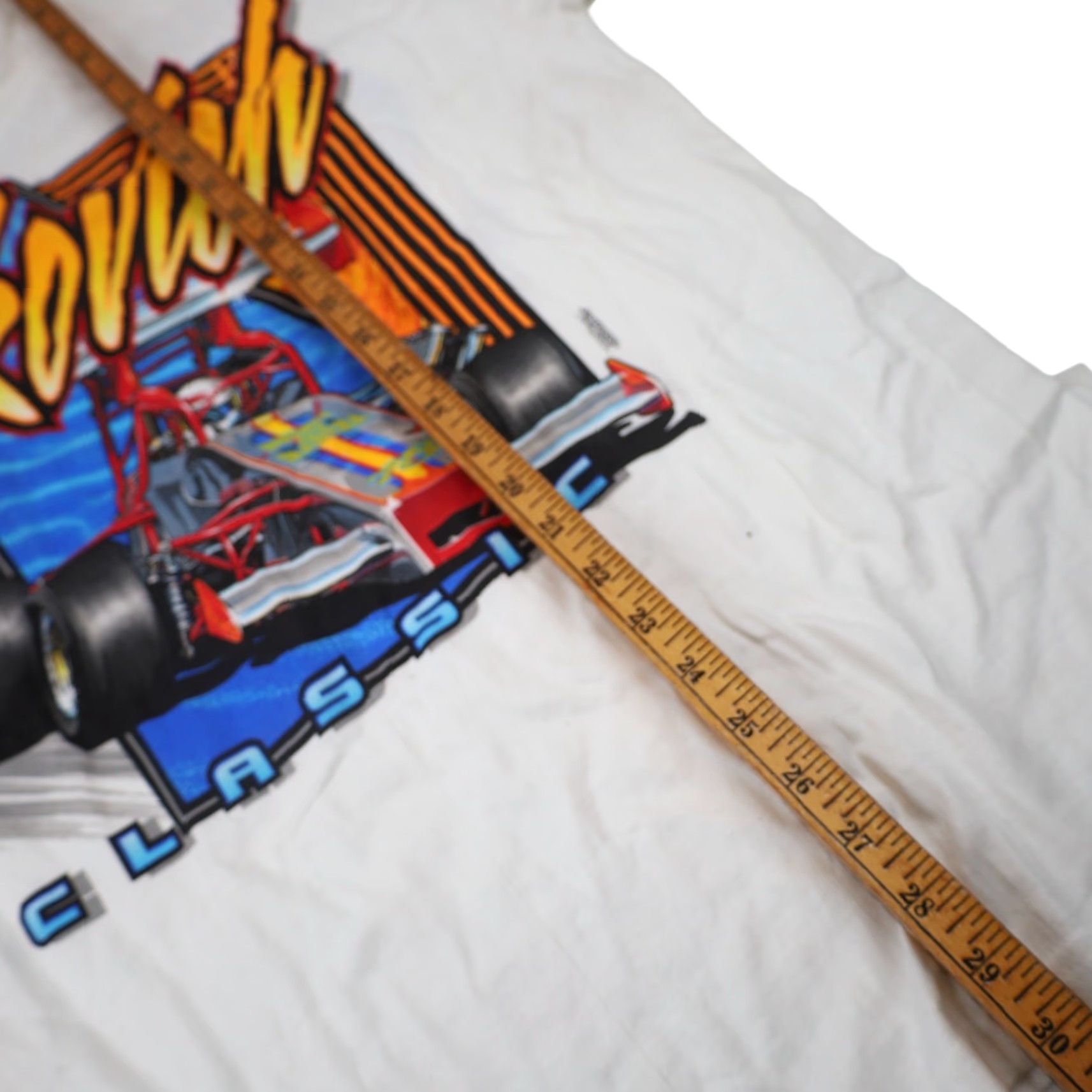 Vintage VINTAGE Vukovich Classic Sprint Car Racing Graphic Shirt Men L White Graphics Sprint Car 8+/10 Size US L / EU 52-54 / 3 - 7 Thumbnail