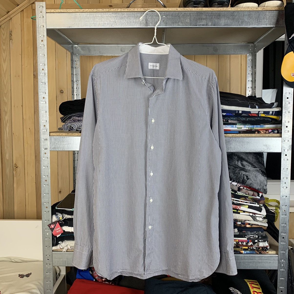 Ermenegildo Zegna × Luxury Rare! Ermenegildo Zegna Striped Shirt 