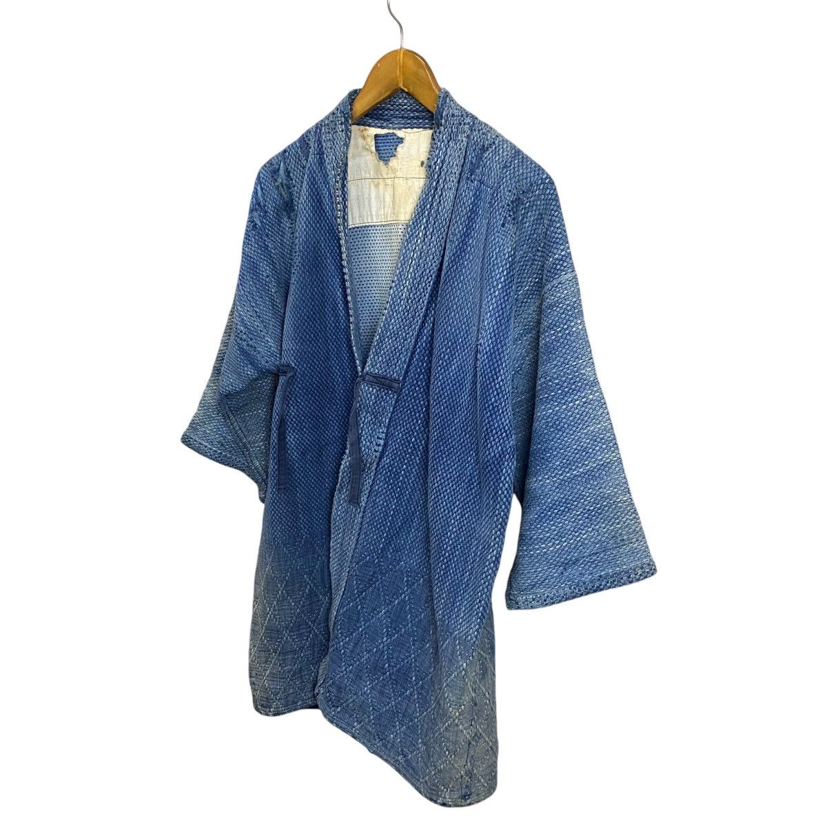 Indigo Vintage 70s Distress kimono sashiko indigo Size US M / EU 48-50 / 2 - 3 Thumbnail