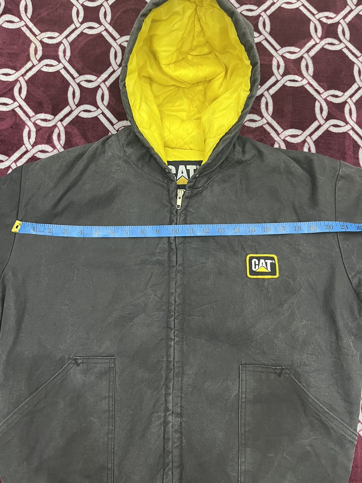 Caterpillar Vintage Caterpillar Faded Hoodie Jacket Size US M / EU 48-50 / 2 - 21 Thumbnail