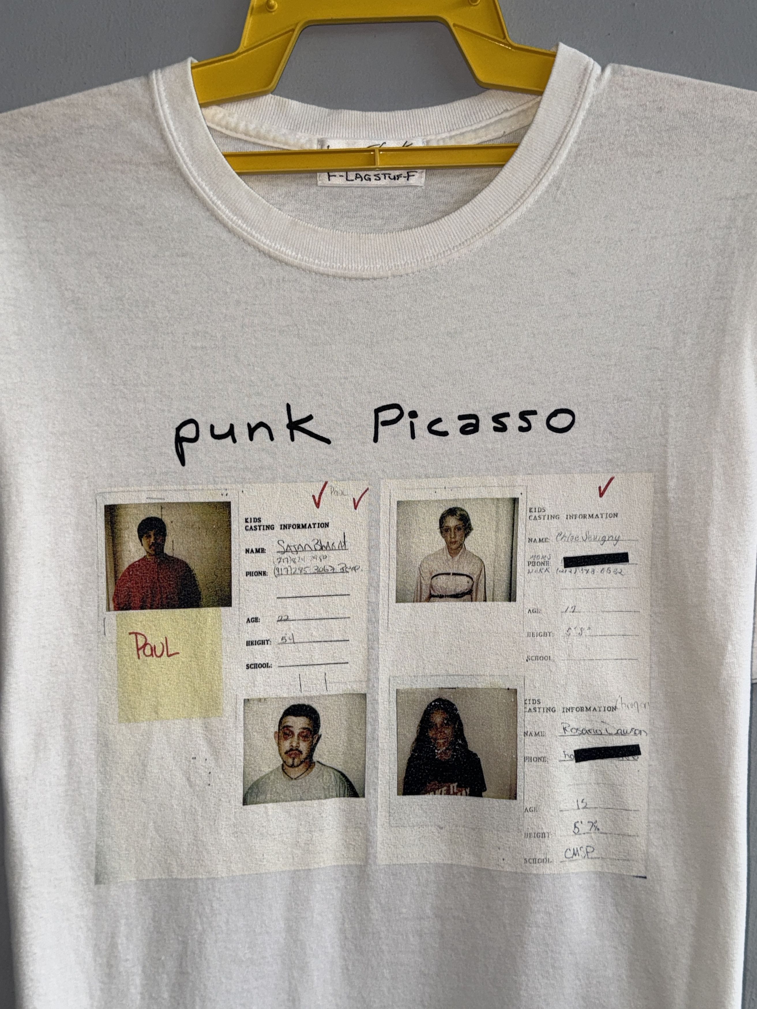 Flagstuff Punk Picasso Flagstuff Larry Clark T-Shirt Size US L / EU 52-54 / 3 - 2 Thumbnail