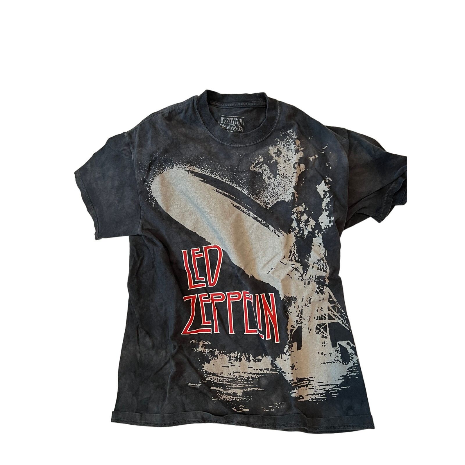 Led Zeppelin Led Zeppelin Black T-Shirt Mens M Size US M / EU 48-50 / 2 - 1 Thumbnail