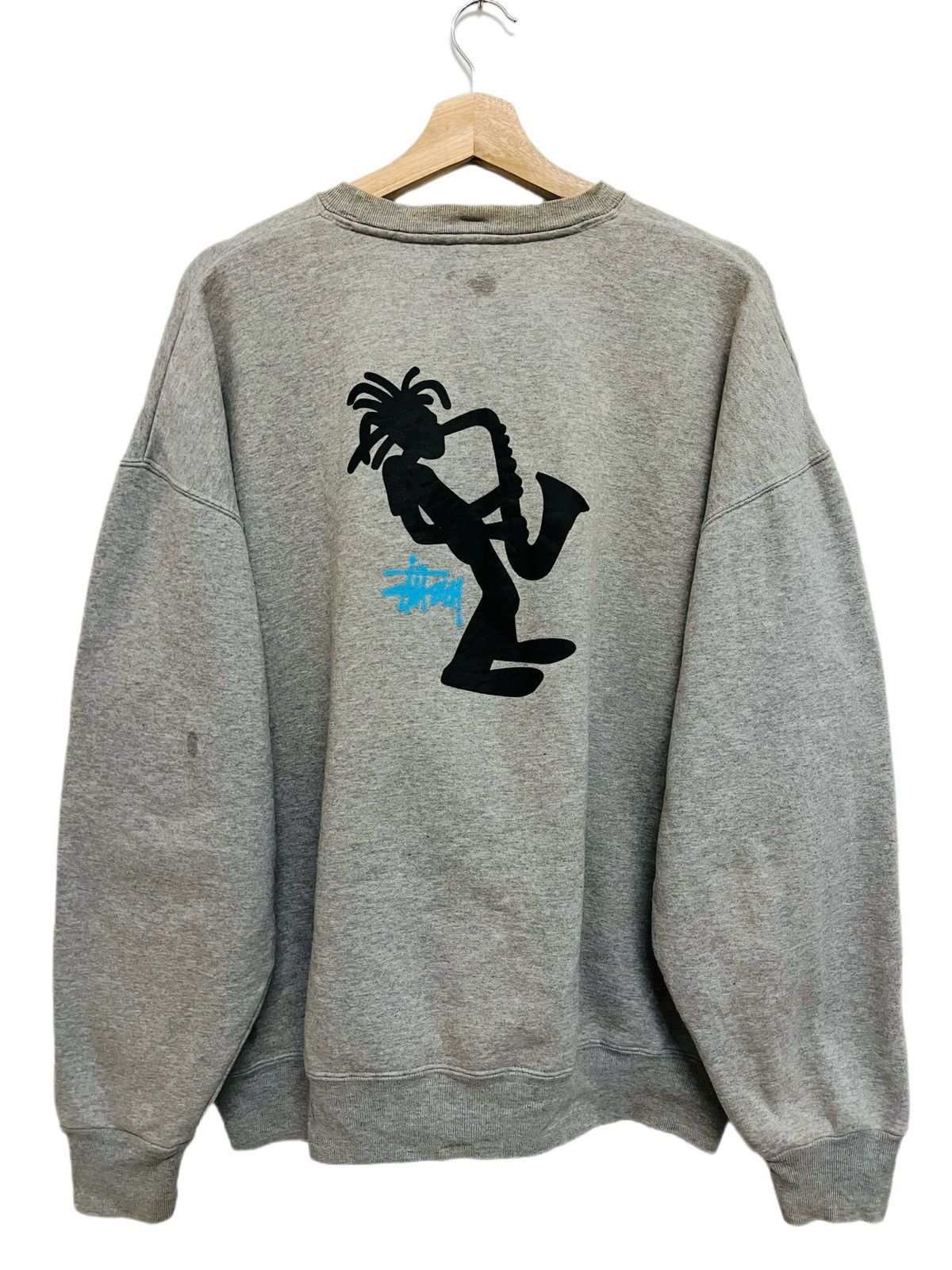 Stussy Vintage Stussy Stick Man Crewneck Sweatshirt Size US L / EU 52-54 / 3 - 1 Thumbnail