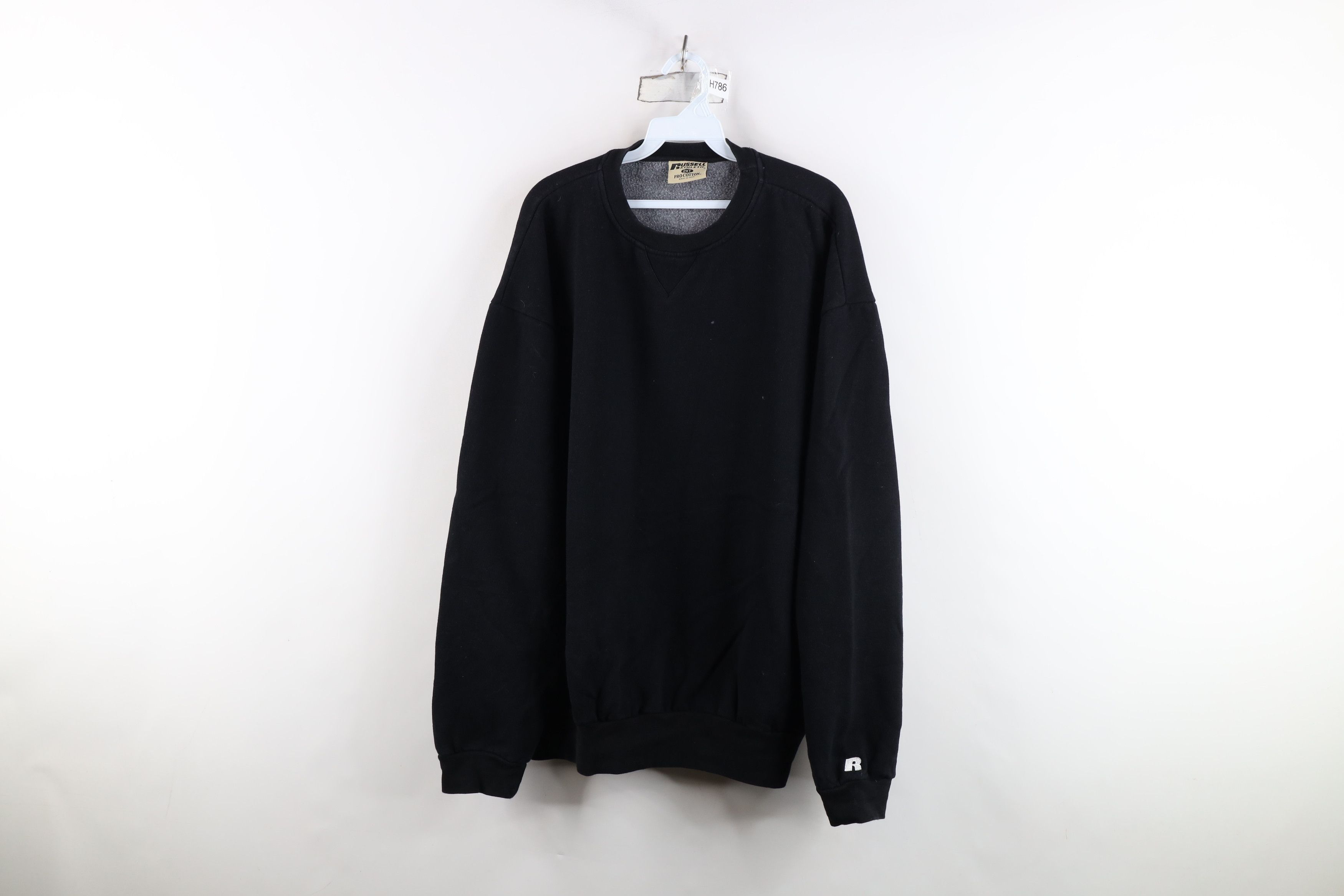 Russell Athletic Vintage 90s Y2K Russell Athletic Crewneck Sweatshirt Black Size US XXL / EU 58 / 5 - 1 Thumbnail
