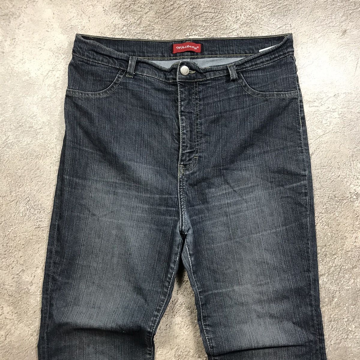 Vintage Vintage 90s Faded Distressed Baggy Jeans Grunge Skate 31 Size 31" - 3 Thumbnail