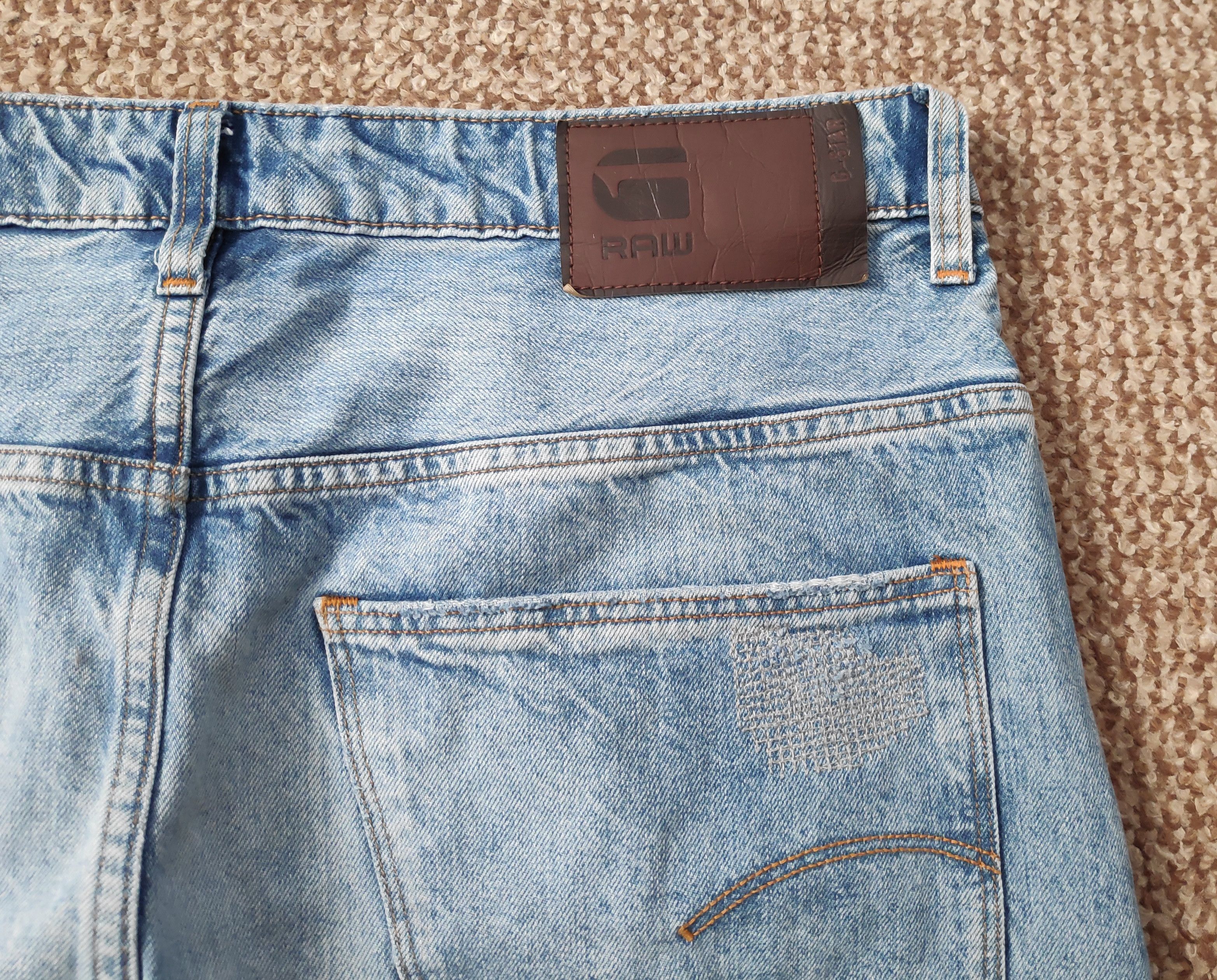 G-Star G-Star Raw Restored Arc 3D Relaxed Tapered Denim Jeans Size US 35 - 4 Thumbnail