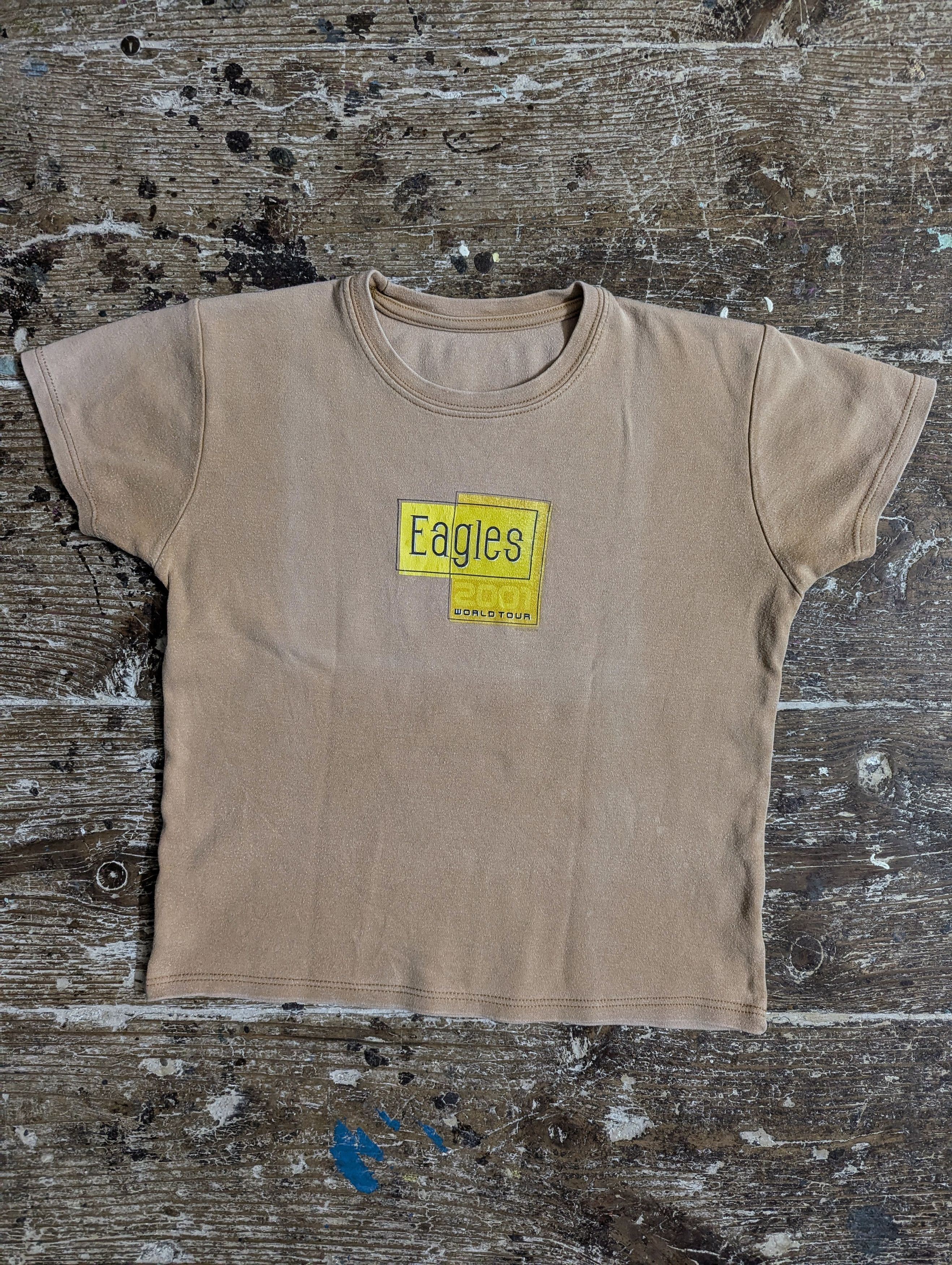 Band Tees × Vintage Rare! 2001 Eagles Central Logo Tour T Shirt Top Size M / US 6-8 / IT 42-44 - 2 Thumbnail