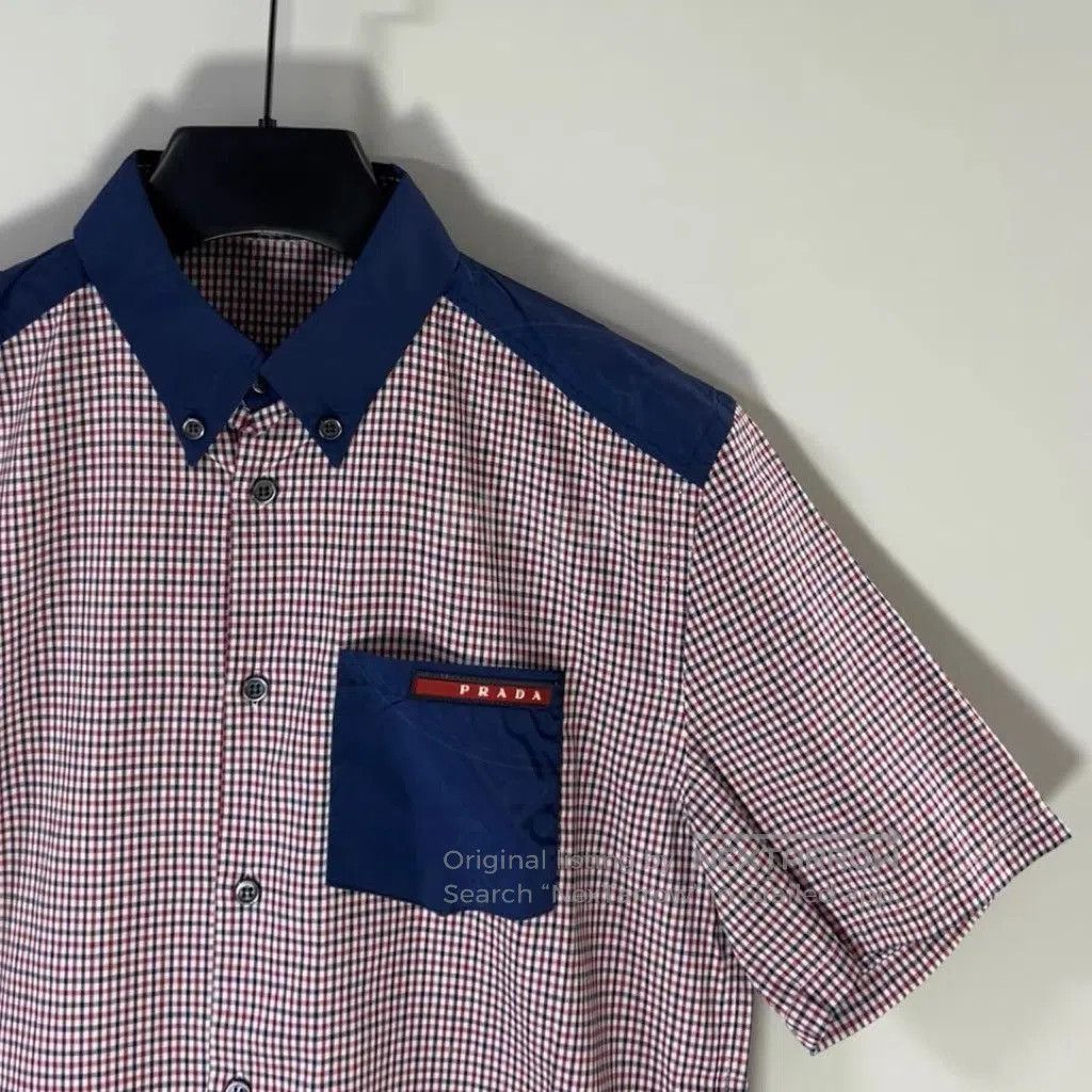 Prada Sz38 Prada Nylon Patches Joint Shirt. Size US M / EU 48-50 / 2 - 4 Thumbnail