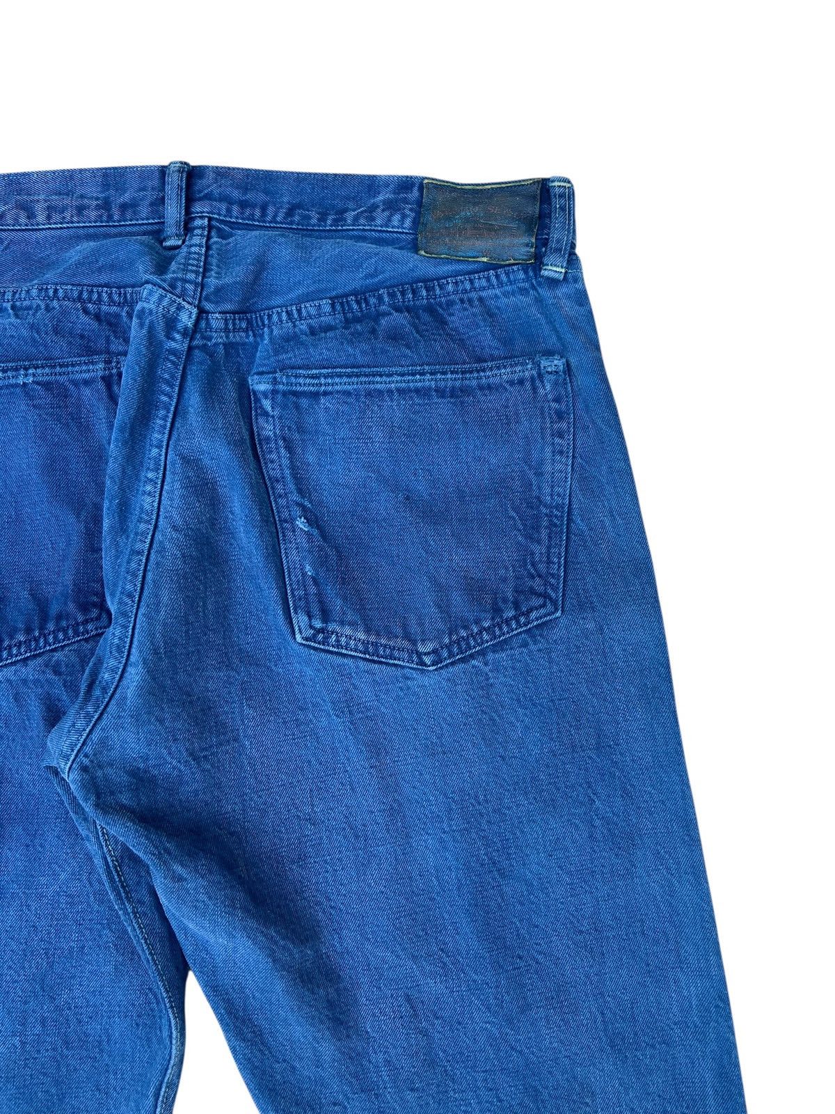 Warehouse & Co. Dubbleworks X Warehouse Japan Distress Denim Selvedge Jeans Size US 35 - 19 Thumbnail