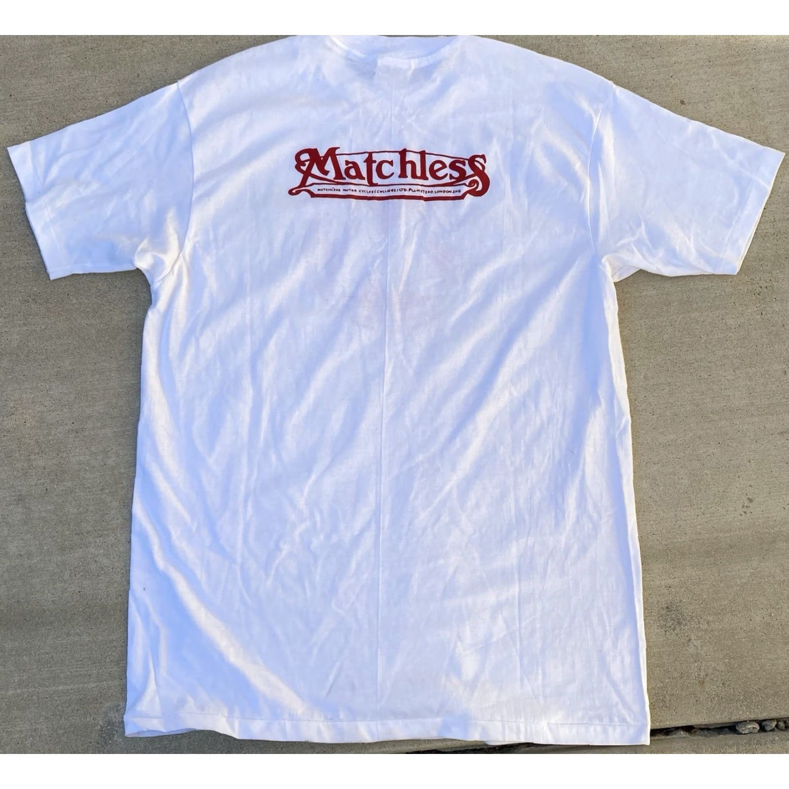 Hanes VINTAGE Hanes Beefy-T T Shirt Motorcycle Single Stitch XL White Mens Size US XL / EU 56 / 4 - 4 Thumbnail
