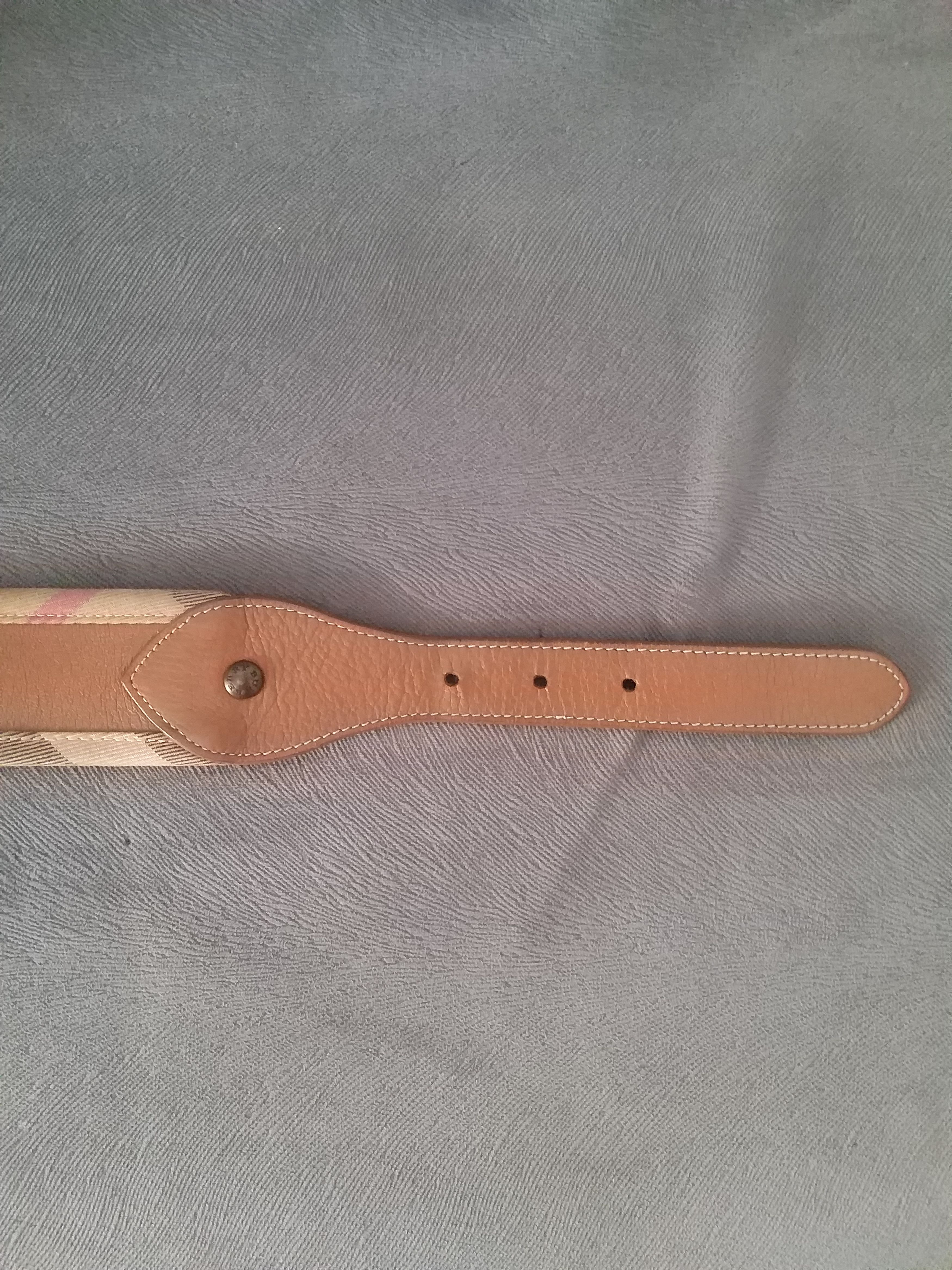 Burberry Rare Vtg 90s BURBERRY Belt Size ONE SIZE - 5 Thumbnail