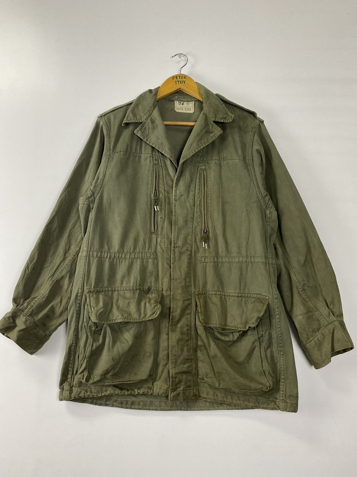 Vintage Vintage 70s Military Jacket Size US L / EU 52-54 / 3 - 2 Thumbnail