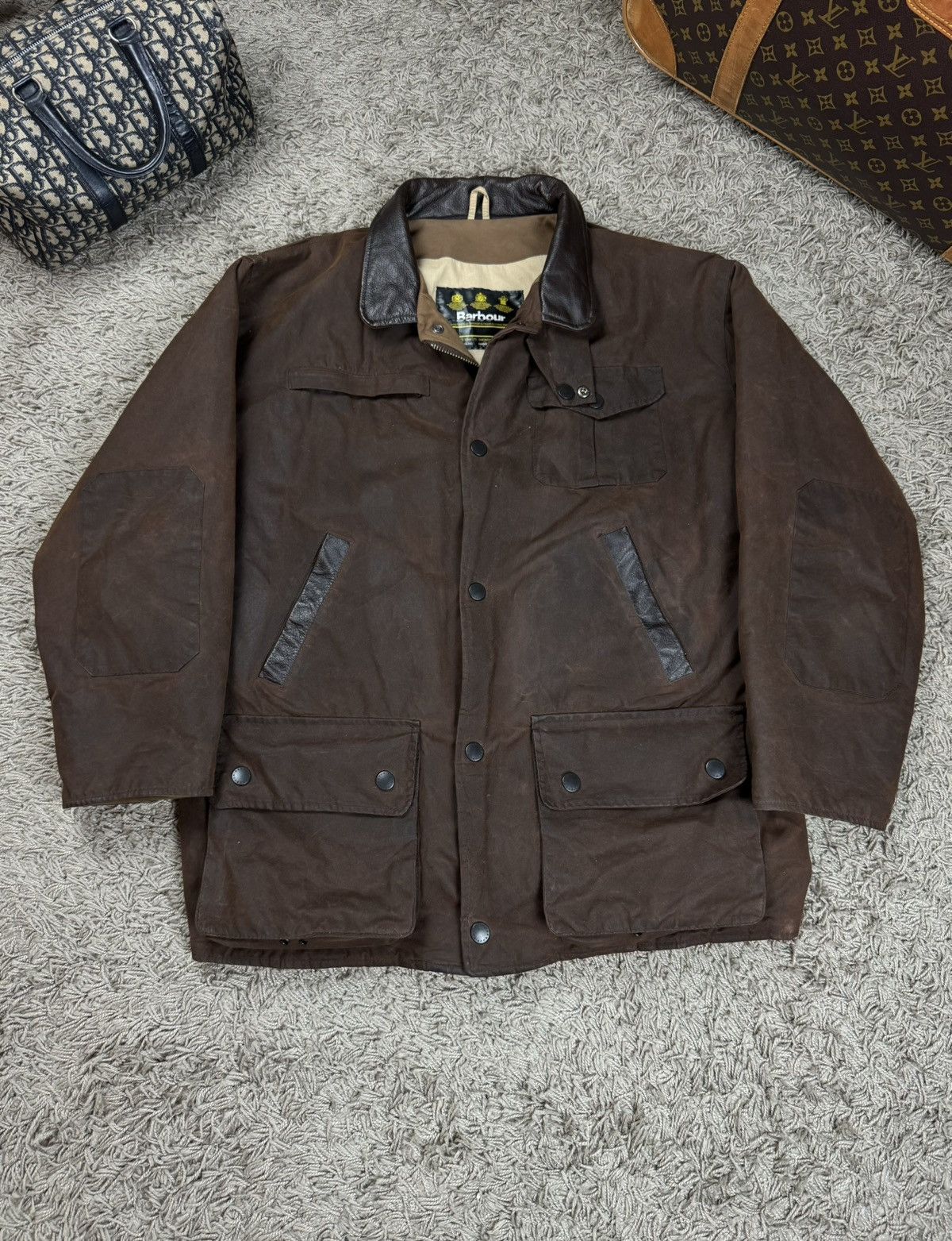 Barbour Barbour Waxed Bushman jacket original streetwear retro item Size US L / EU 52-54 / 3 - 1 Thumbnail
