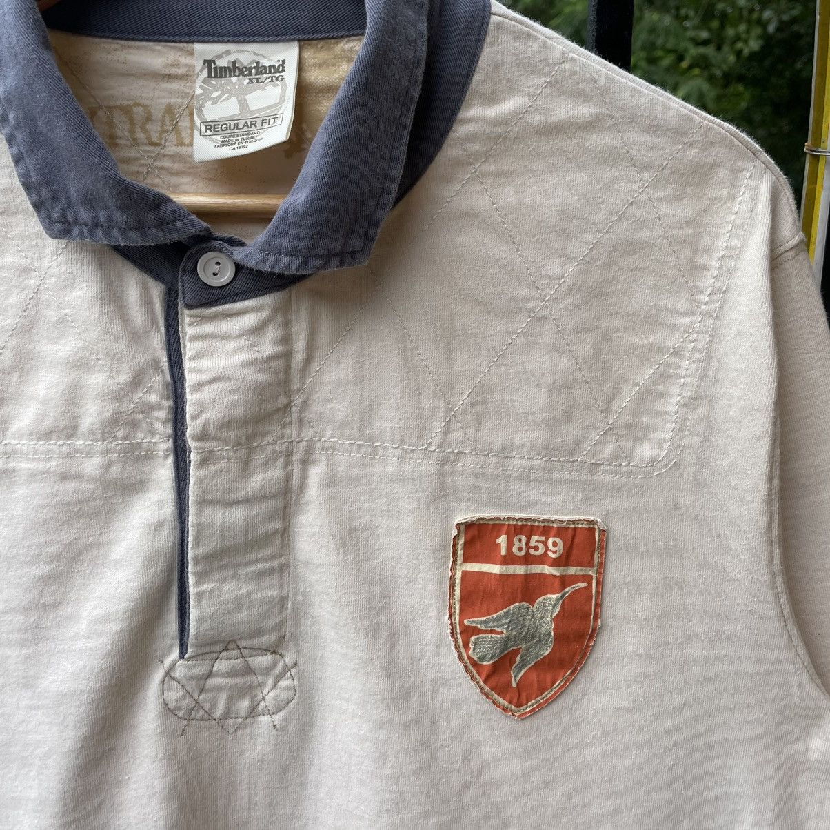 Timberland 🔥Vintage Timberland Regular Fit Polos Rugby Shirts Size US L / EU 52-54 / 3 - 6 Thumbnail