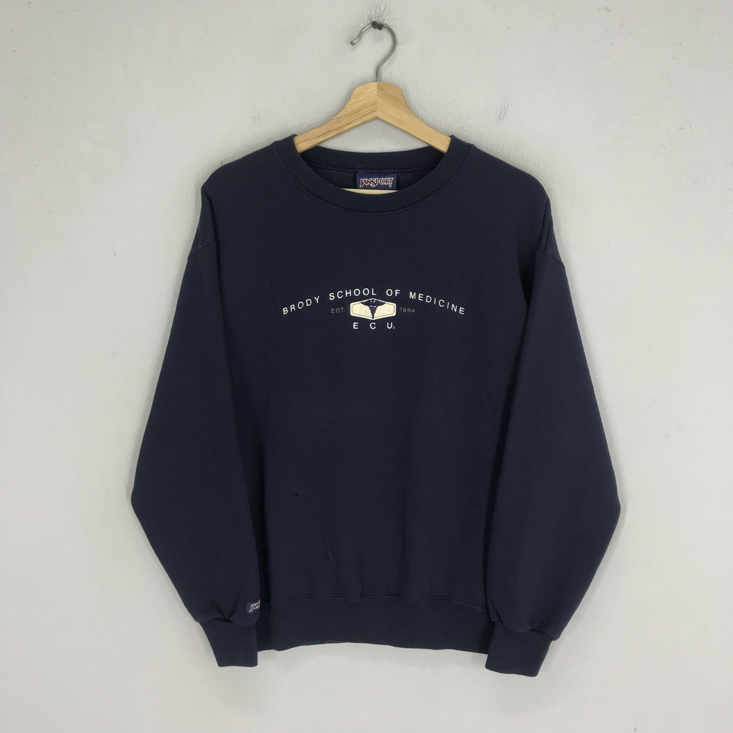 Jansport Vintage East Carolina University Blue Sweatshirt - 371 Size US M / EU 48-50 / 2 - 1 Thumbnail