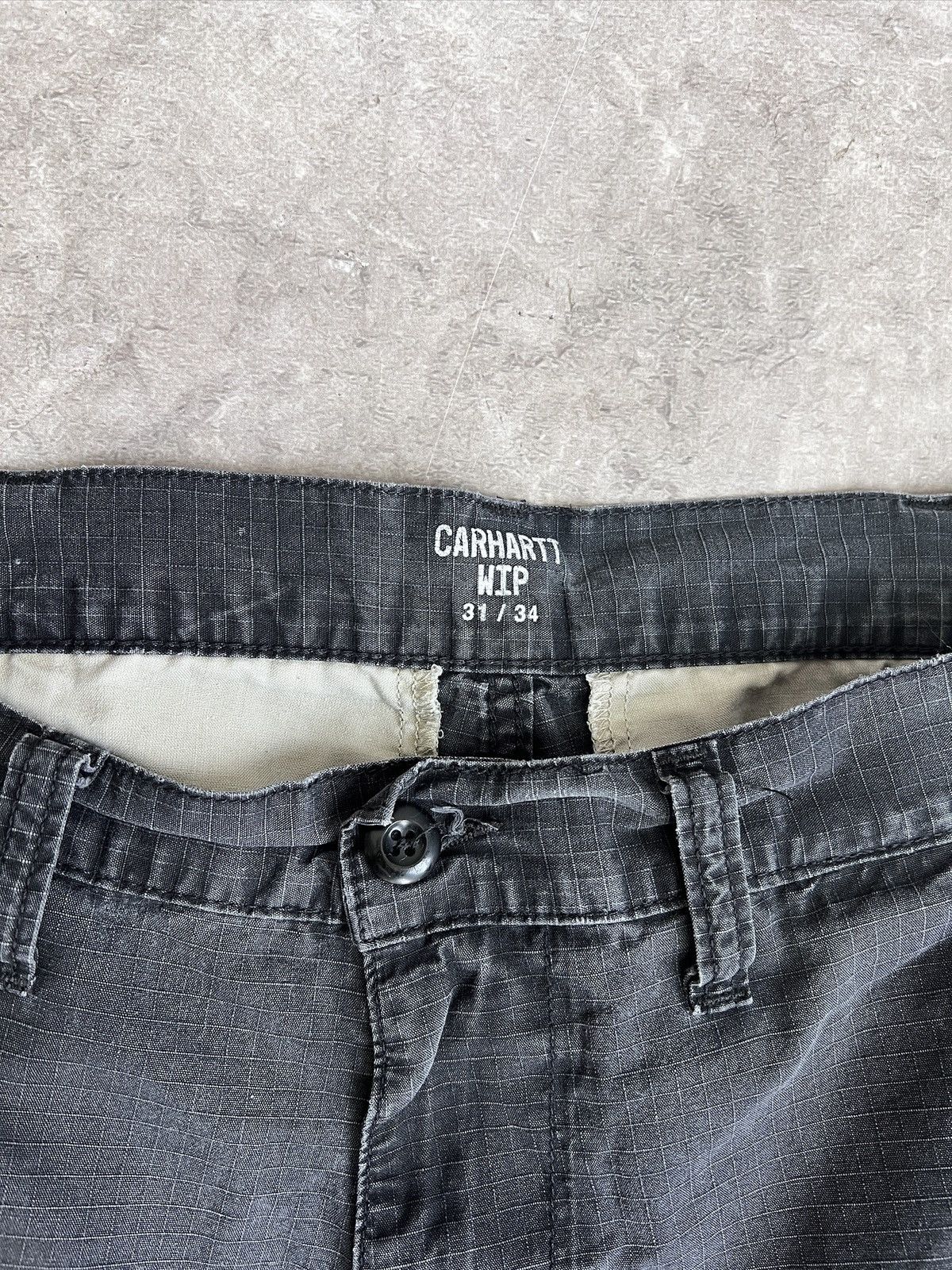 Carhartt Navy washed carhartt Cargo Pants Tactical Utility Style Y2K Size US 31 - 4 Thumbnail