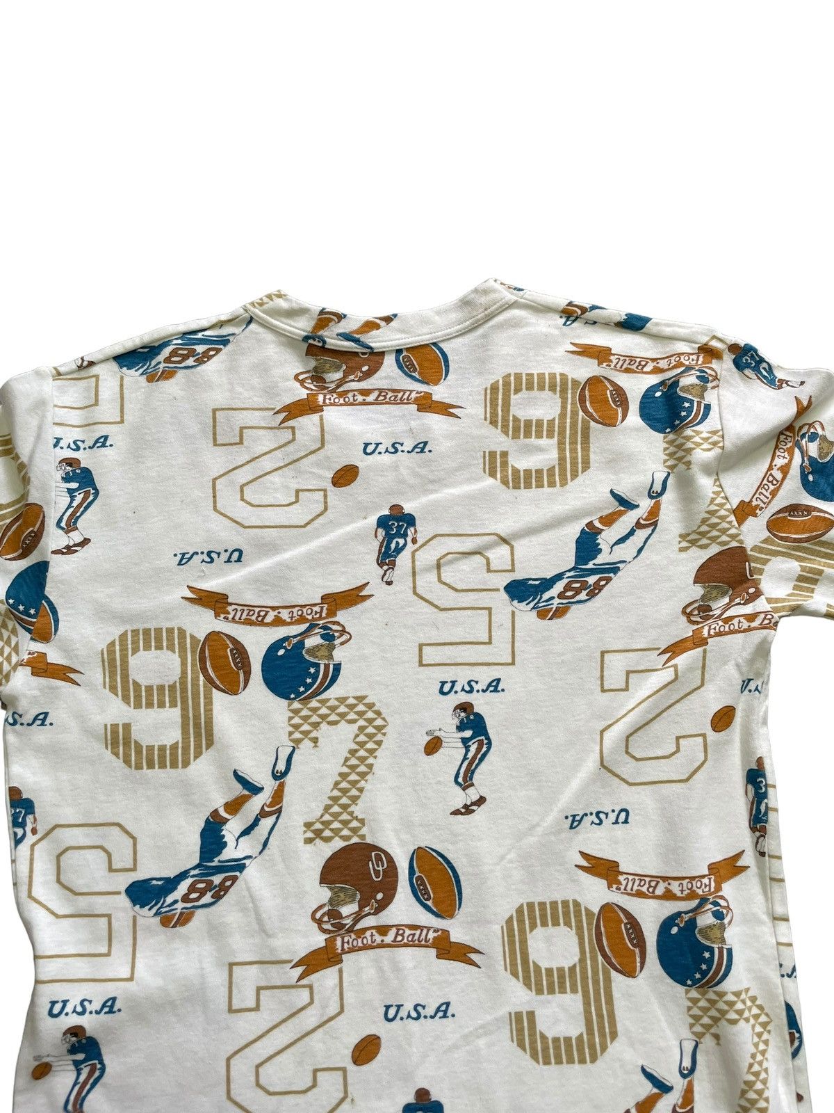 Vintage Vintage Football Usa Fullprint Tshirt Size US S / EU 44-46 / 1 - 10 Thumbnail
