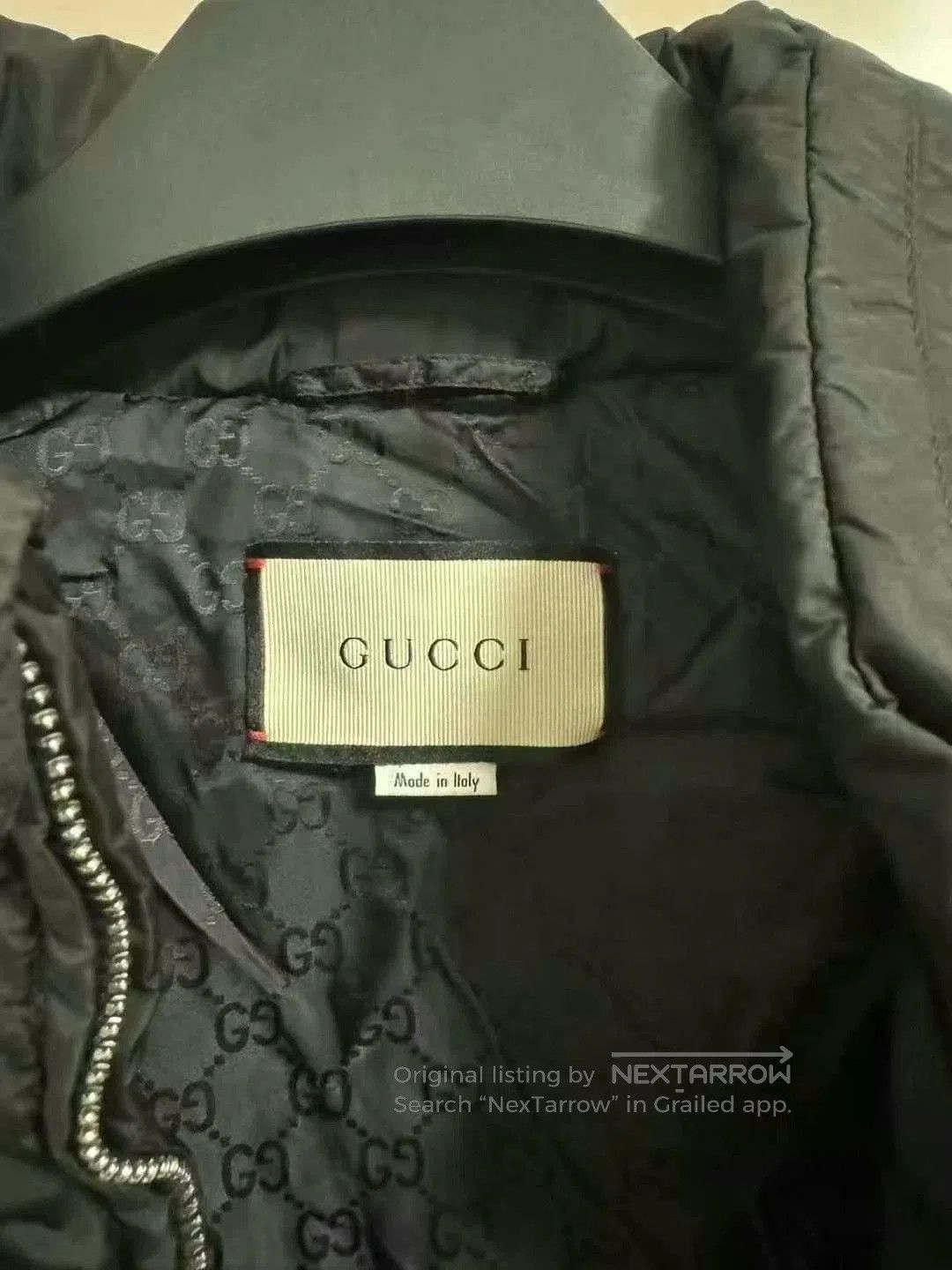 Gucci gucci printed down vest with high collar. Size US L / EU 52-54 / 3 - 3 Thumbnail