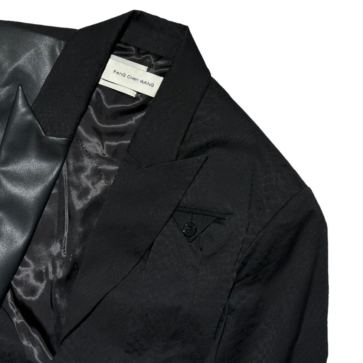 Feng Chen Wang $700 Asymmetric wrap blazer Size XS / US 0-2 / IT 36-38 - 4 Thumbnail