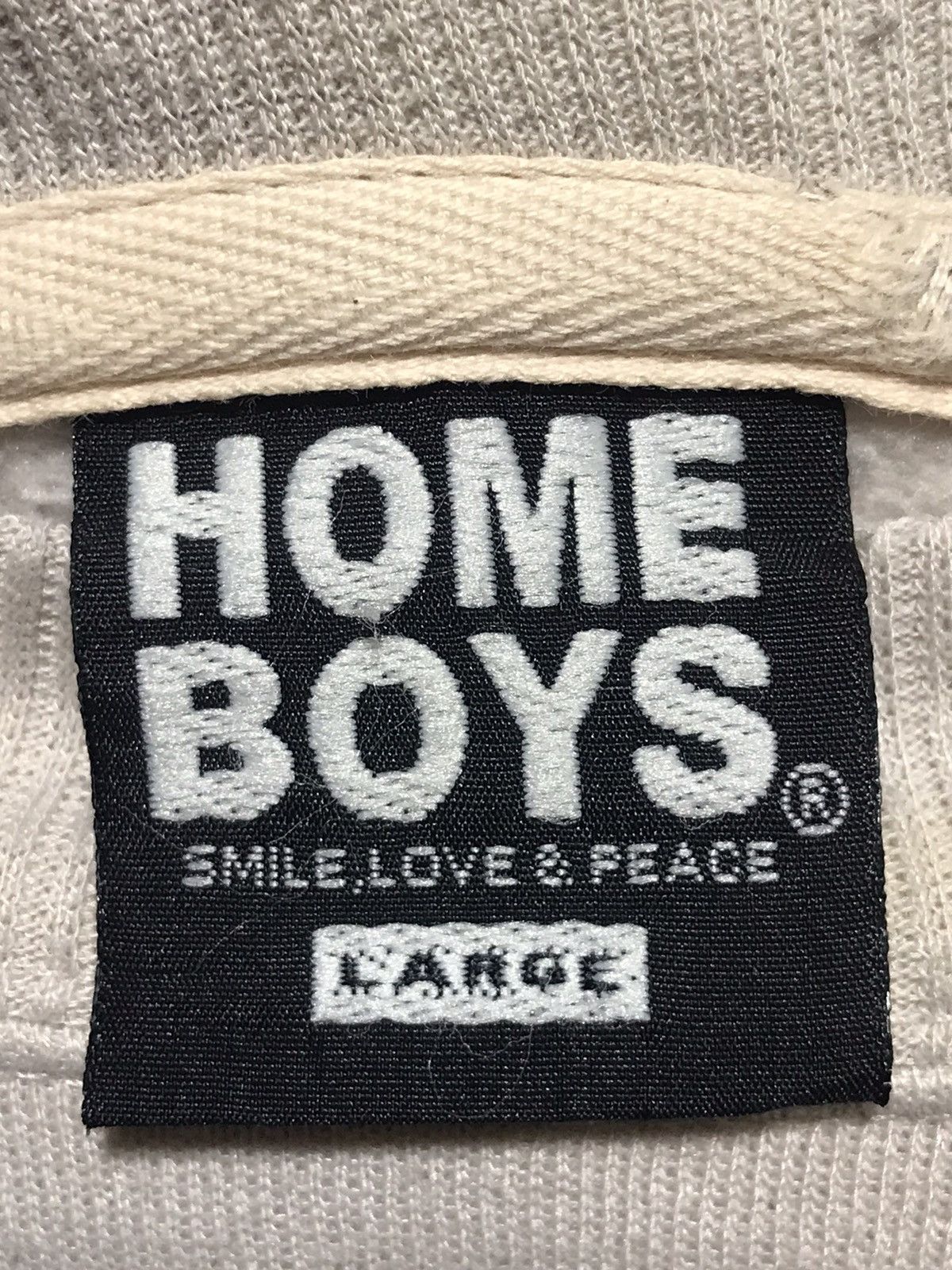 HOMME BOY CO. × Japanese Brand Home Boys Love & Peace Spellout Sweatshirt Size US L / EU 52-54 / 3 - 8 Thumbnail