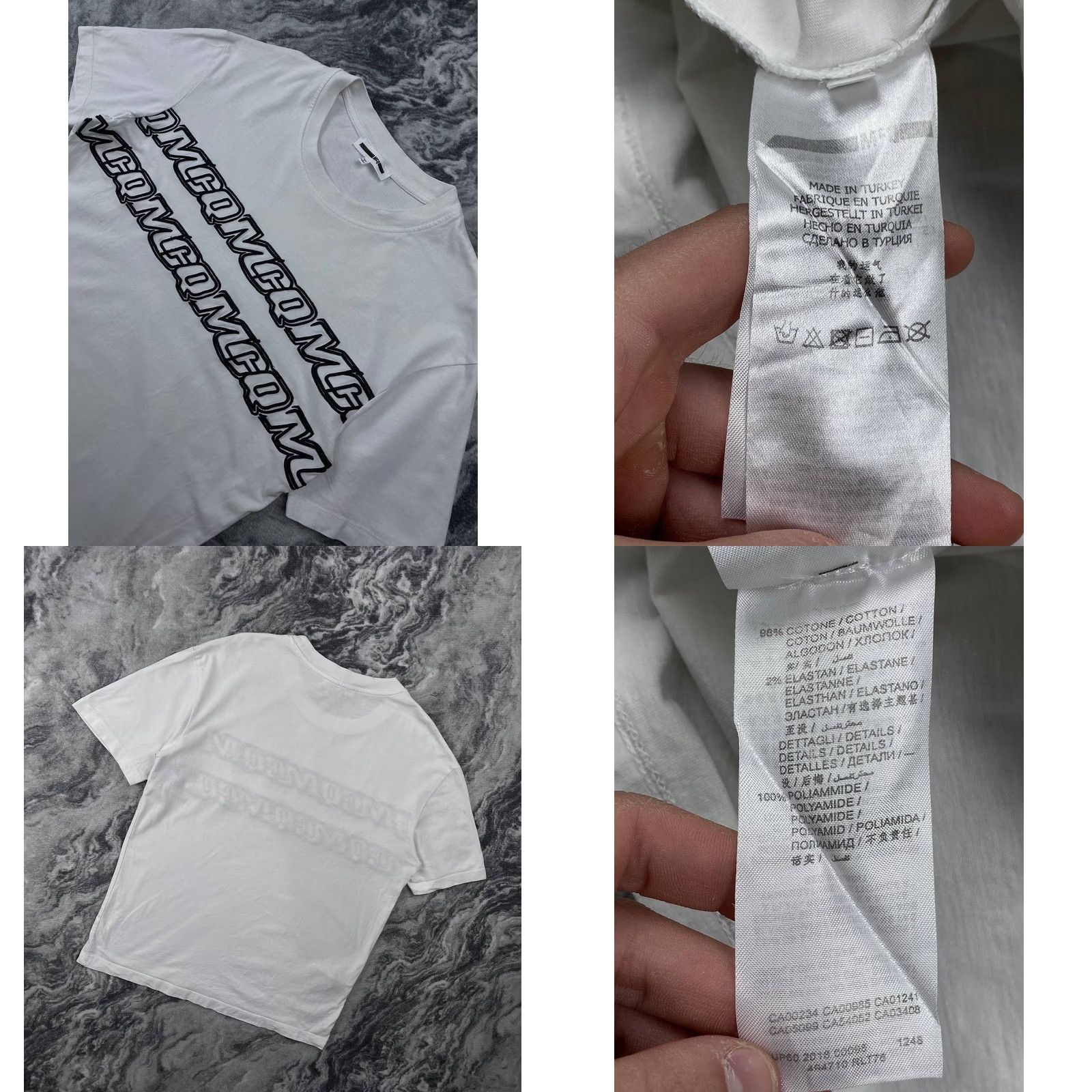 Alexander McQueen Alexander McQueen Big Logo McQ Repeat T-Shirt Men Size M White Size US M / EU 48-50 / 2 - 8 Thumbnail
