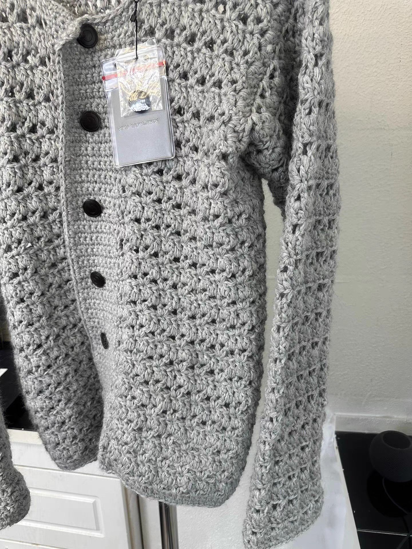 Kiko Kostadinov Kiko kostadinov Cutout Flower Knit Cardigan K20 Size US M / EU 48-50 / 2 - 5 Thumbnail