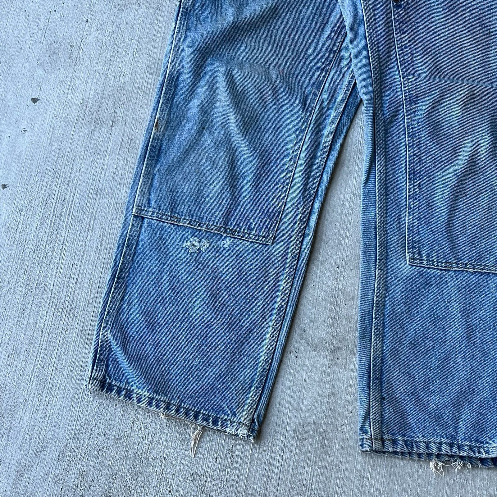 Carhartt × Vintage Carhartt denim blue jean double knee work carpenter pants Size US 34 / EU 50 - 5 Thumbnail
