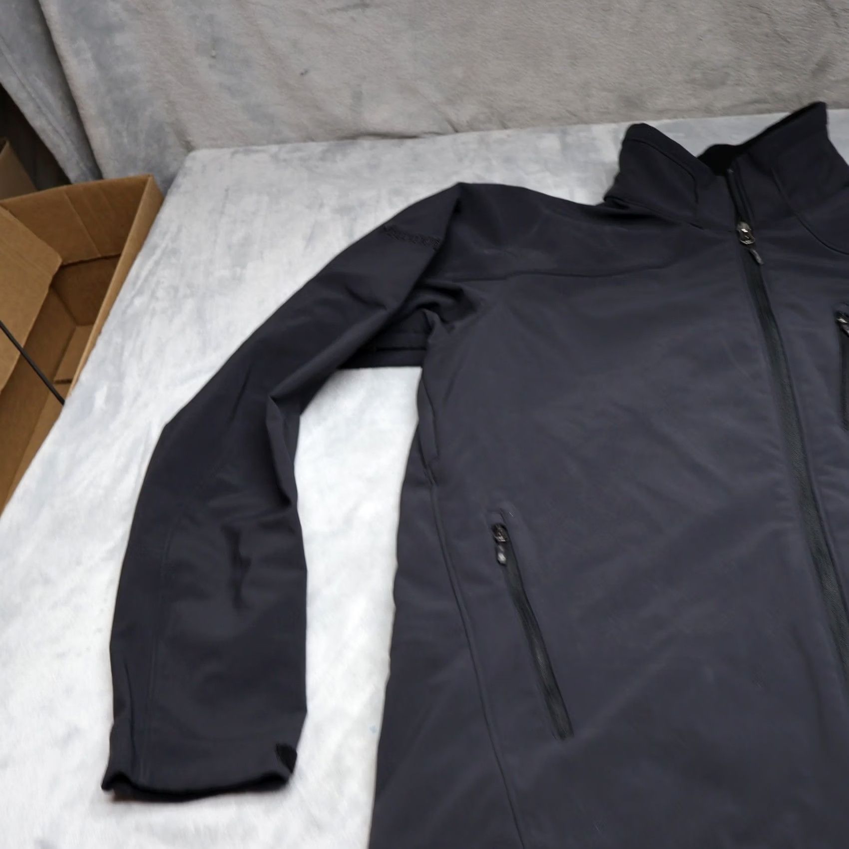 Marmot Marmot Jacket Mens XL Black Softshell Full Zip Fleece Lined Wind Rain Ski Hiking Size US XL / EU 56 / 4 - 2 Thumbnail
