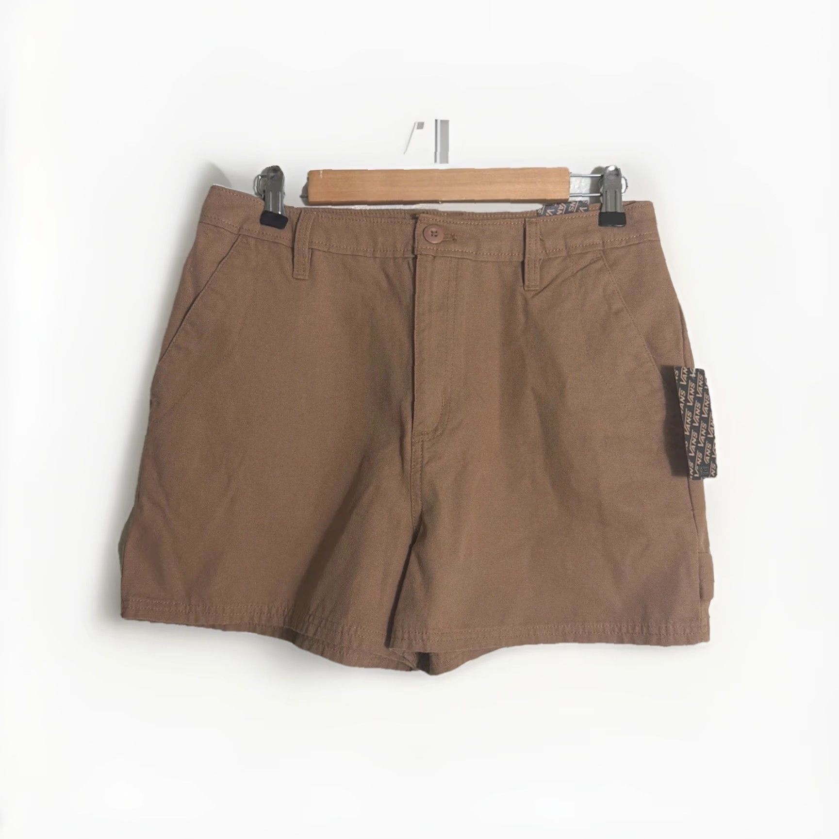 Vans VANS Carpenter Shorts Womens 28x3.5 Duck Brown Utility Workwear Casual Shirt? Size 28" / US 6 / IT 42 - 2 Thumbnail